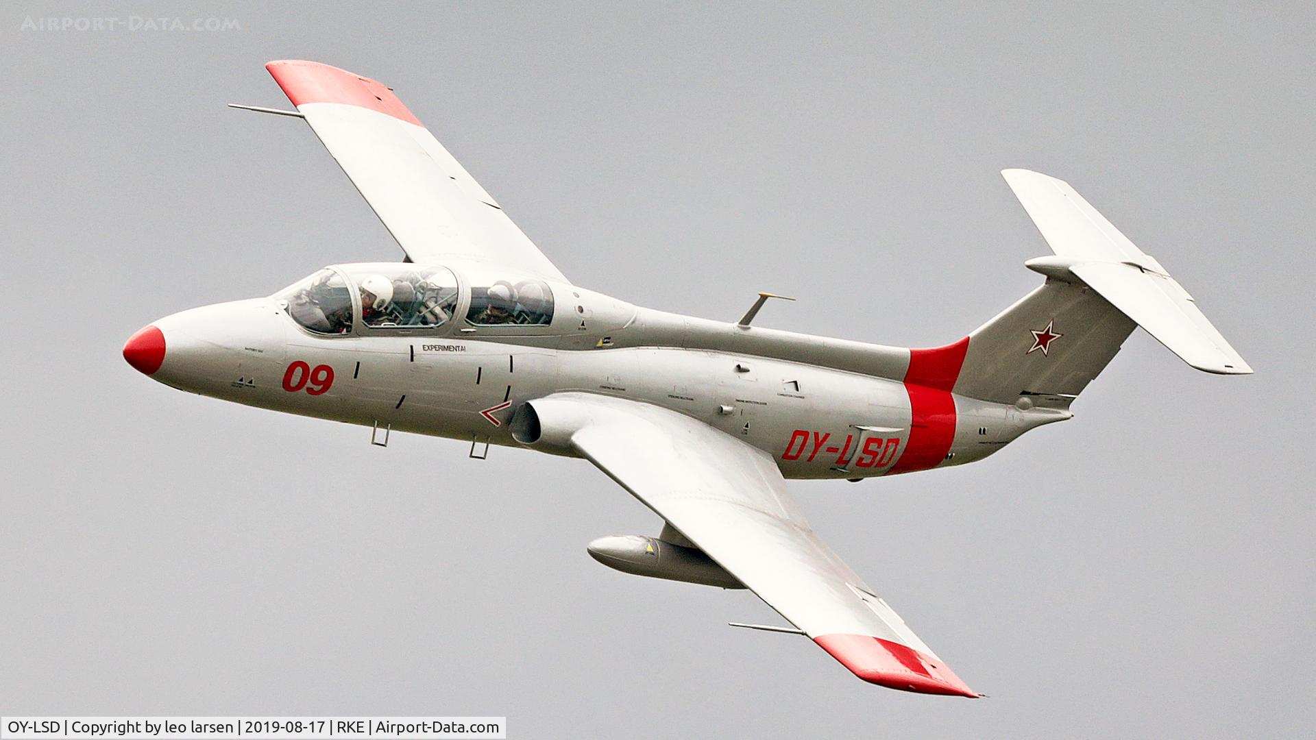 OY-LSD, 1973 Aero L-29 C/N 394952, Roskilde Air Show 17.8.2019