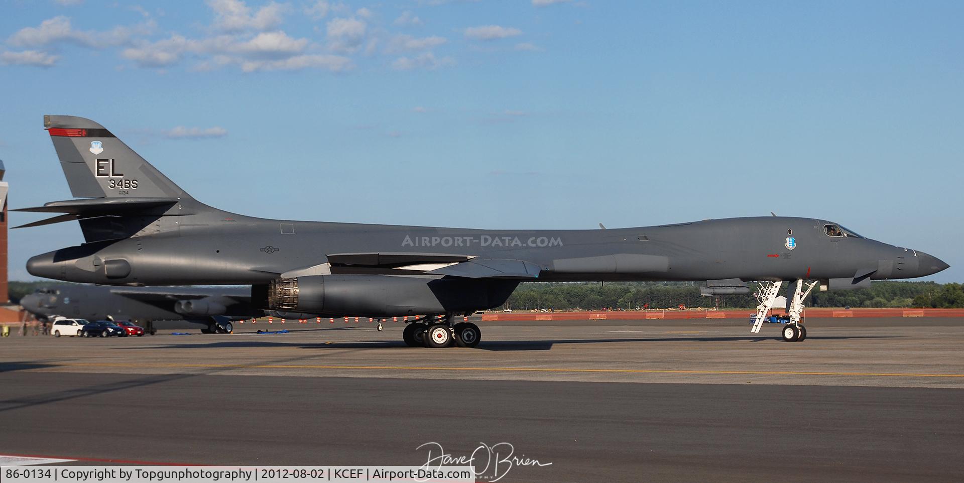 86-0134, 1986 Rockwell B-1B Lancer C/N 94, BONE from the 34th BS