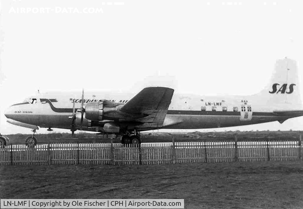 LN-LMF, 1948 Douglas DC-6 C/N 43120, Copenhagen 1954-61