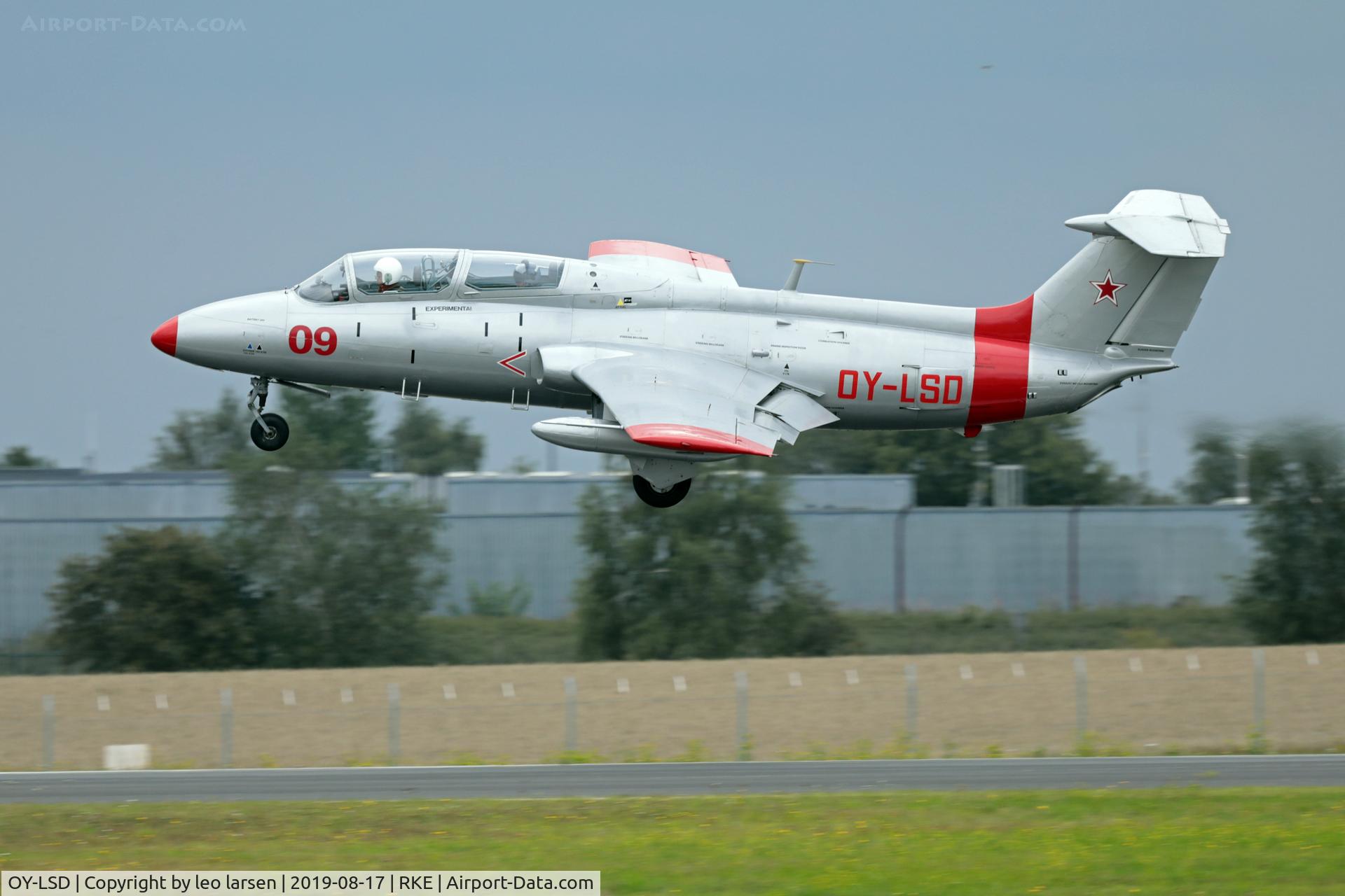 OY-LSD, 1973 Aero L-29 C/N 394952, Roskilde Air Show 17.8.2019