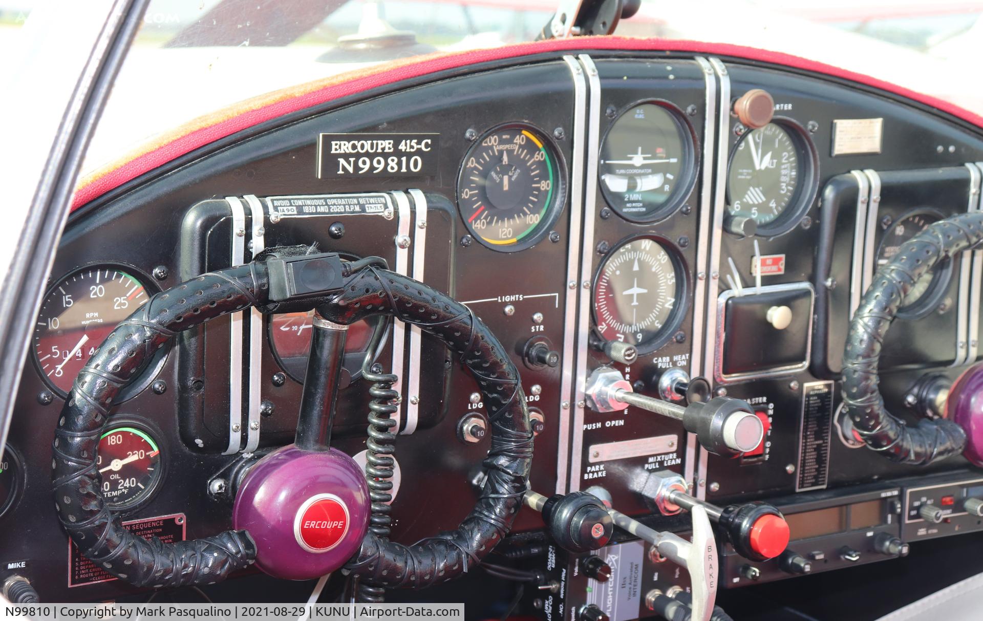 N99810, 1946 Engineering & Research ERCOUPE 415-C C/N 2433, Ercoupe 415-C