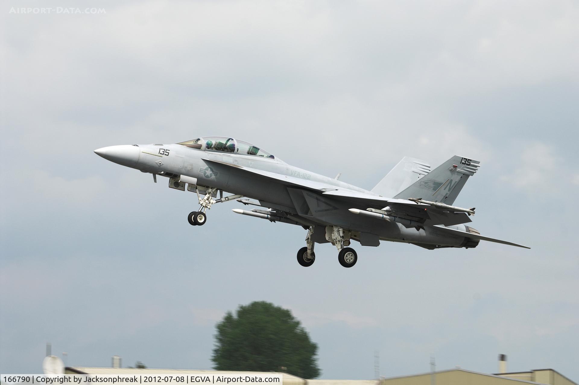 166790, Boeing F/A-18F Super Hornet C/N F-171, Royal International Air Tattoo 2012 RAF Fairford UK