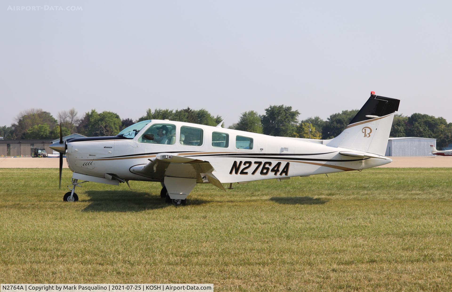 N2764A, 1986 Beech A36 Bonanza 36 C/N E-2322, Beech A36