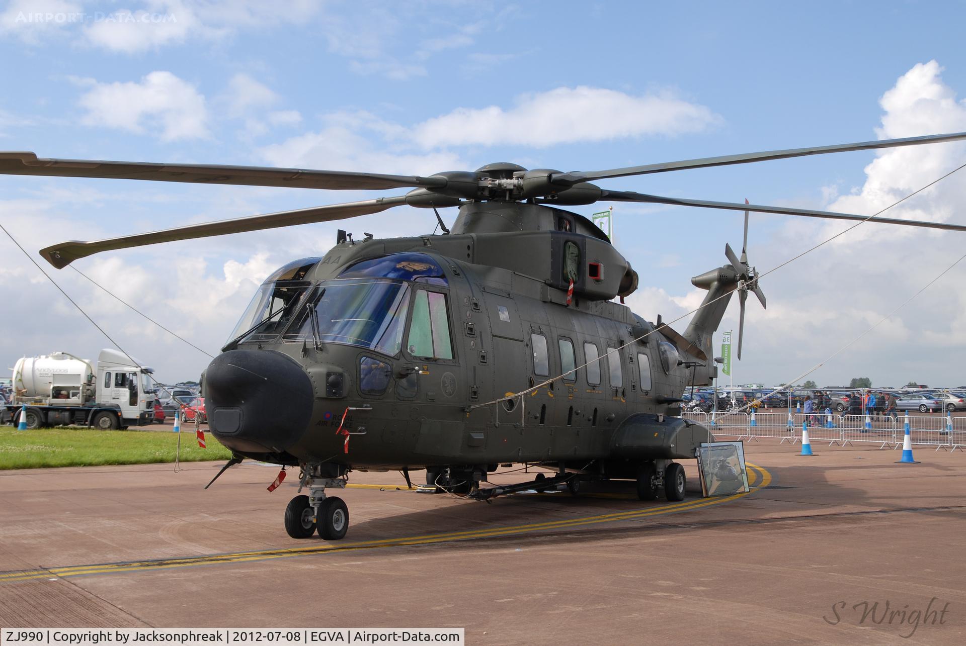 ZJ990, Westland Merlin HC.3A C/N 50089/512001/DEN01, RIAT 2012 RAF Fairford UK