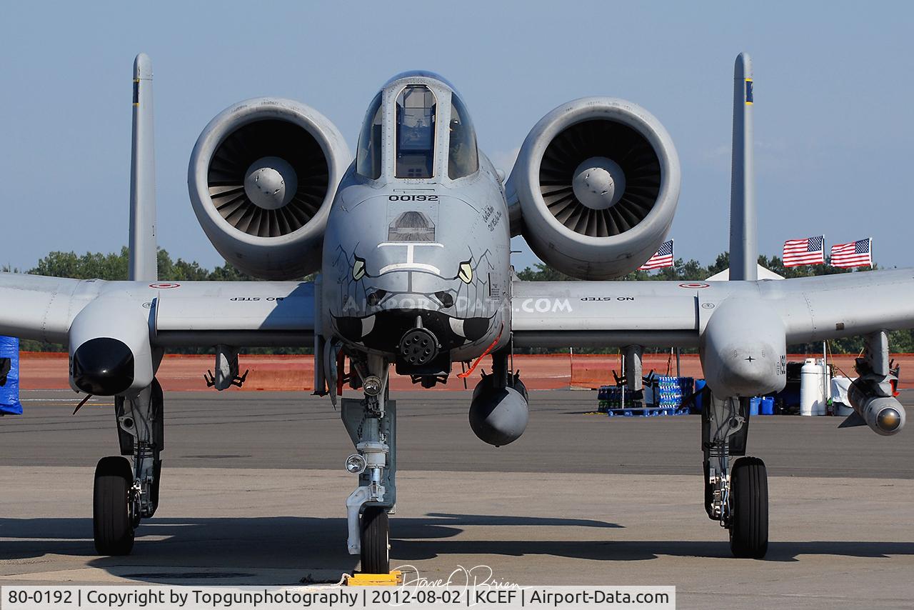 80-0192, 1980 Fairchild Republic A-10C Thunderbolt II C/N A10-0502, 163rd FS