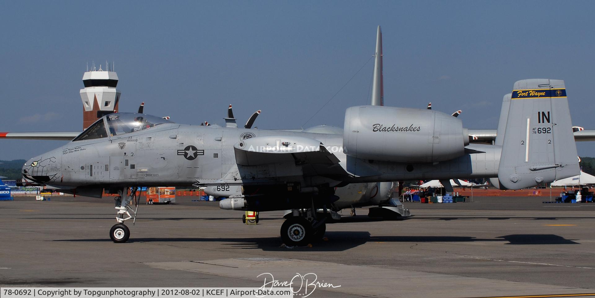 78-0692, 1978 Fairchild Republic A-10C Thunderbolt II C/N A10-0312, Black Snakes from IN