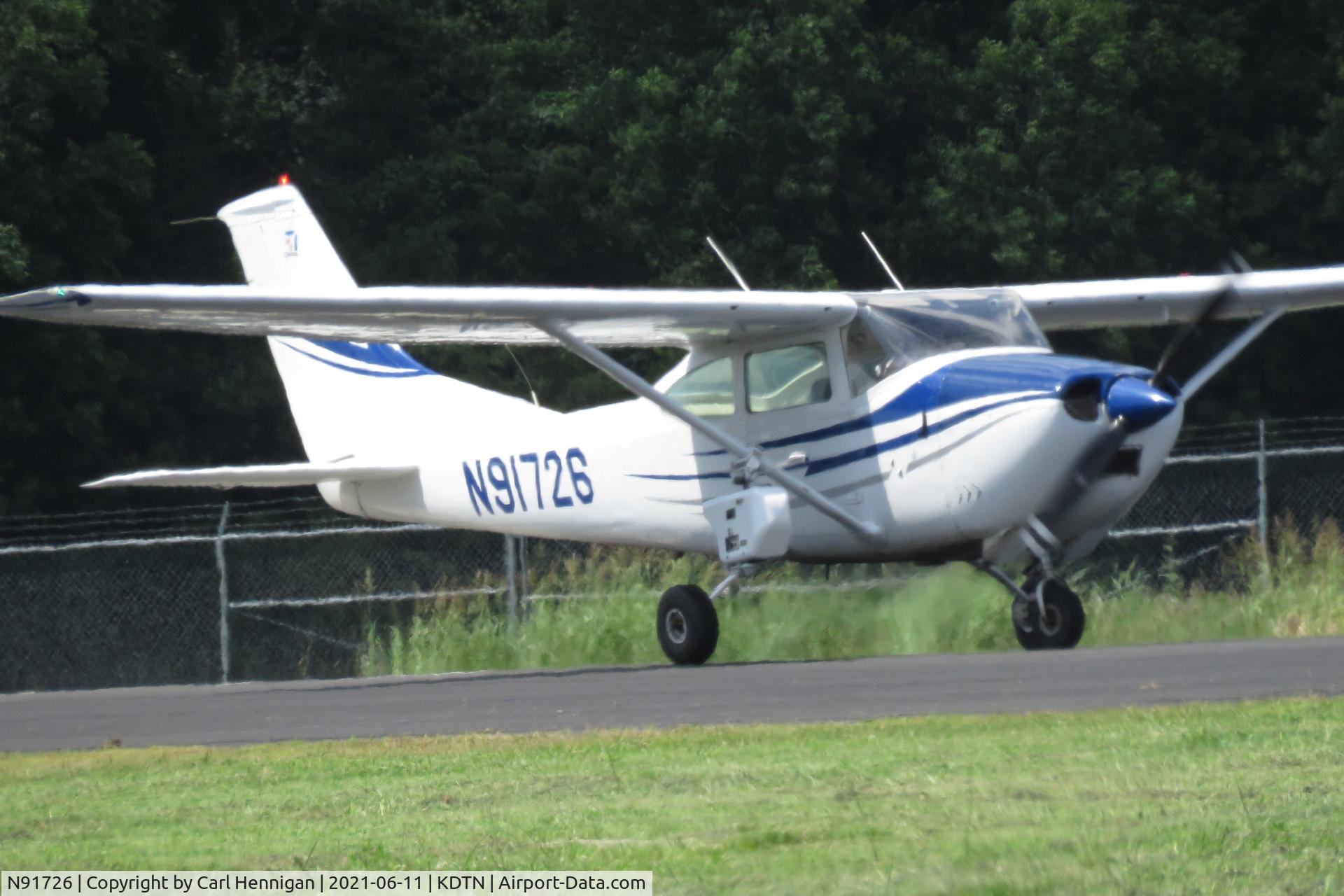N91726, 1969 Cessna 182M Skylane C/N 18259886, Take off runway 14 Shreveport Downtown Airport