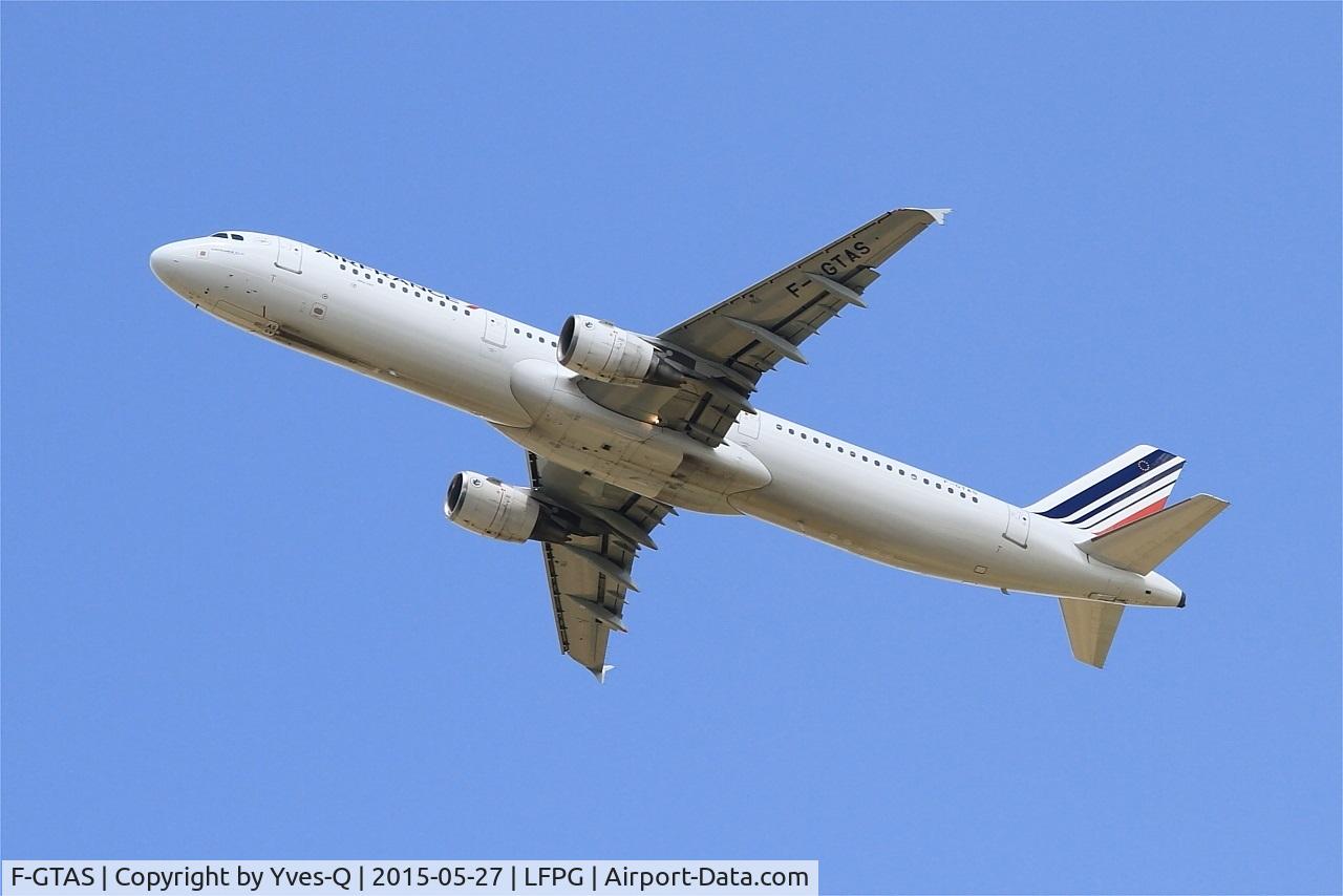 F-GTAS, 2008 Airbus A321-212 C/N 3419, Airbus A321-212, Climbing from rwy 27L, Roissy Charles De Gaulle airport (LFPG-CDG)