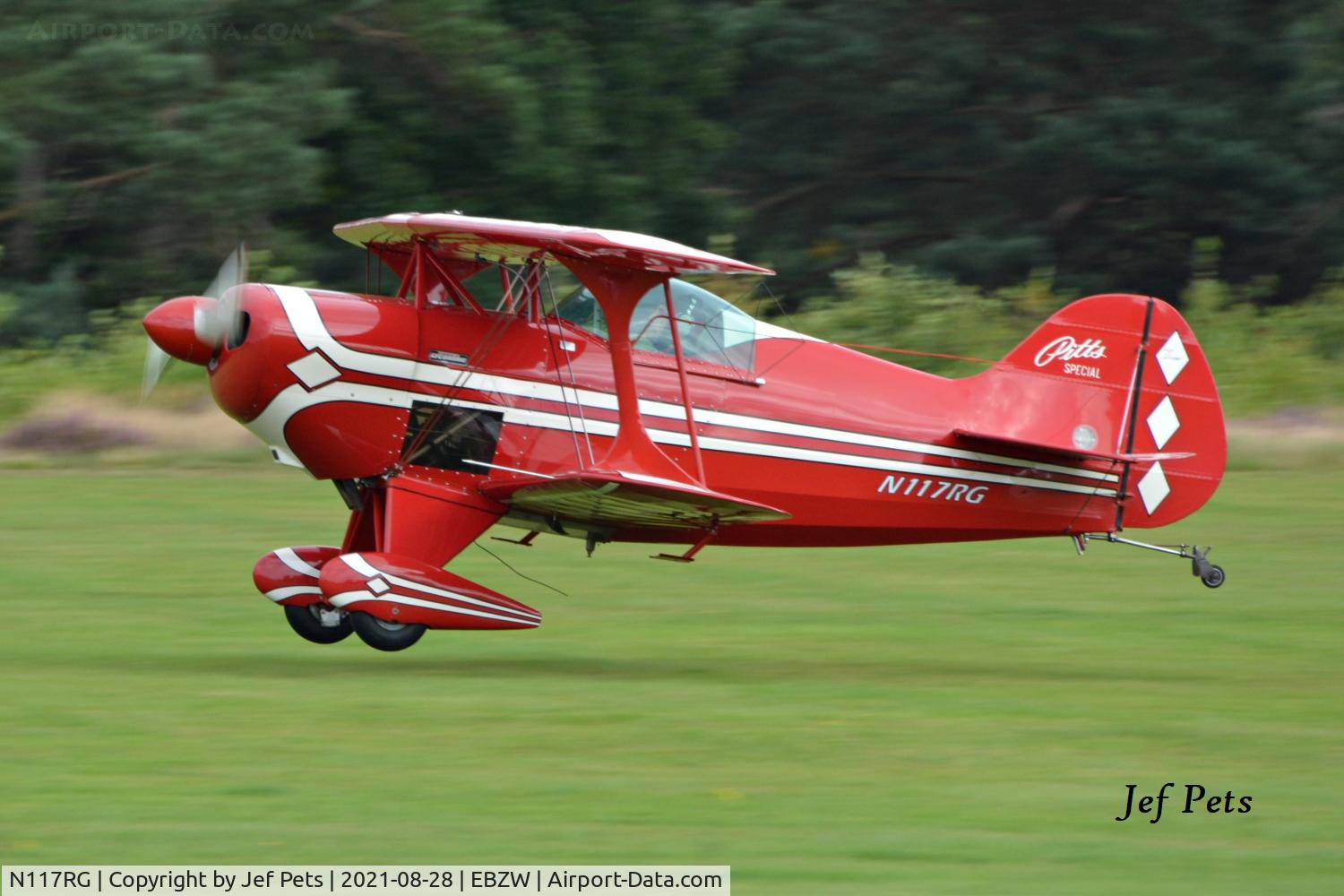 N117RG, 1974 Aerotek Pitts S-1S Special C/N 1-0027, At Zwartberg.