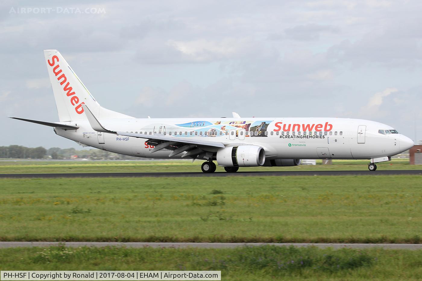 PH-HSF, 2012 Boeing 737-8K2 C/N 39261, at spl