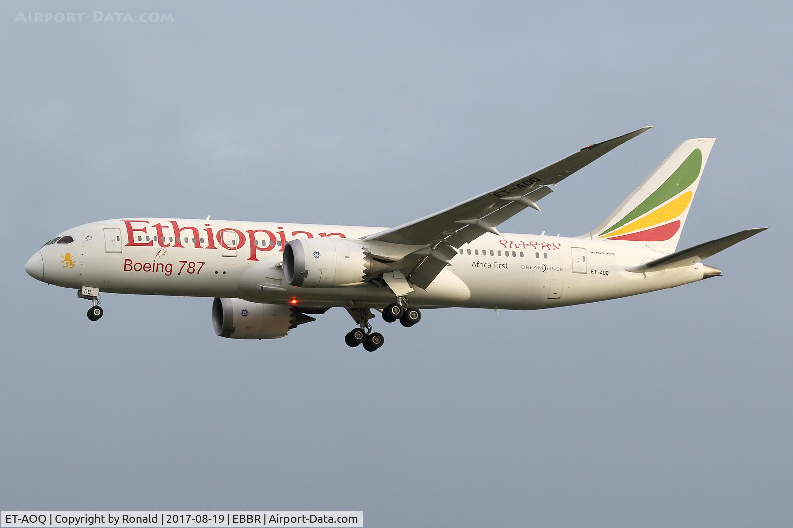 ET-AOQ, 2012 Boeing 787-8 Dreamliner C/N 34745, at bru