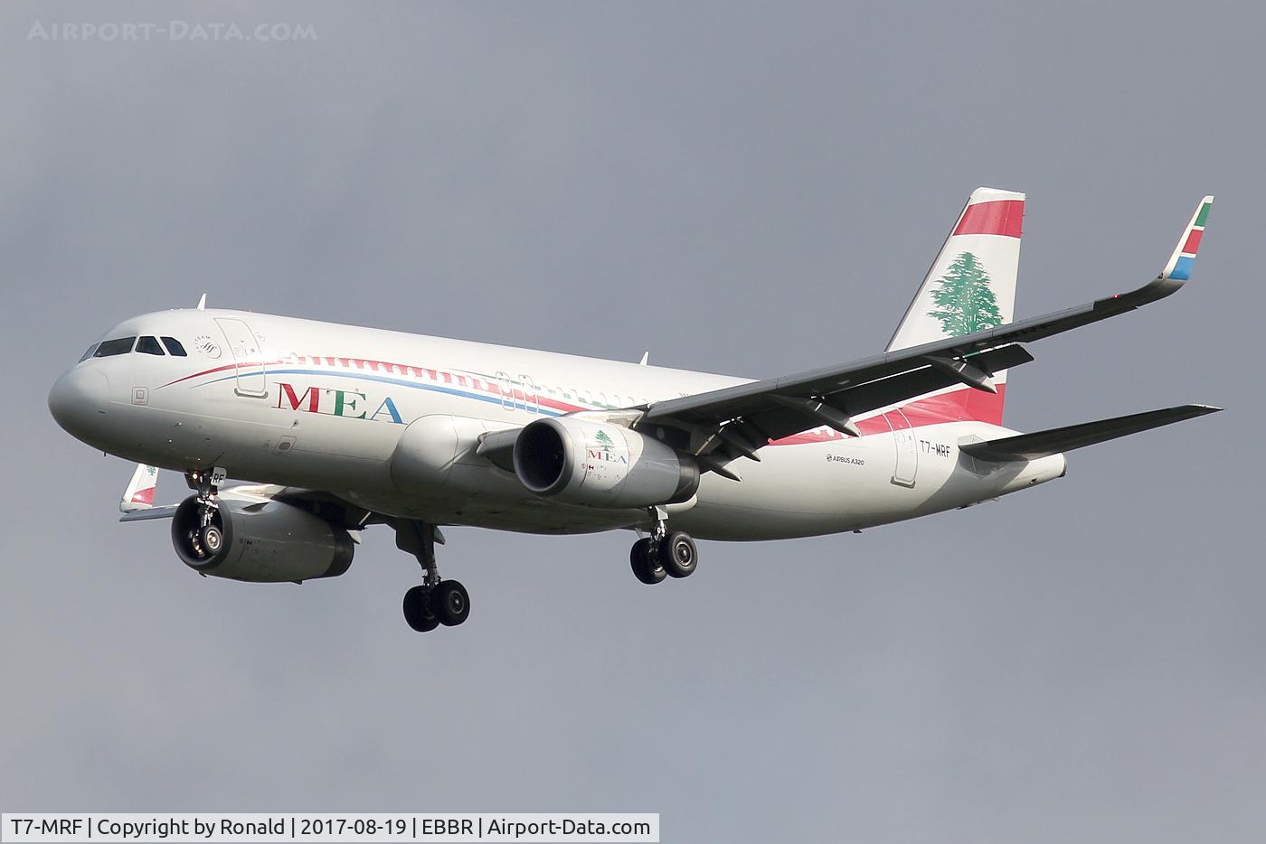 T7-MRF, 2016 Airbus A320-232 C/N 7006, at bru