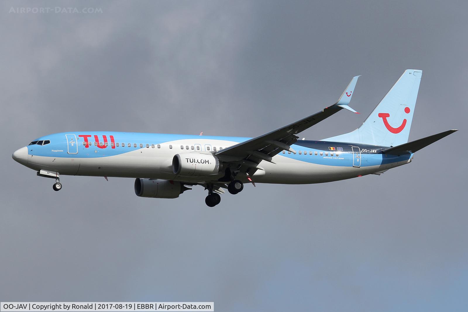 OO-JAV, 2013 Boeing 737-8K5 C/N 40943, at bru