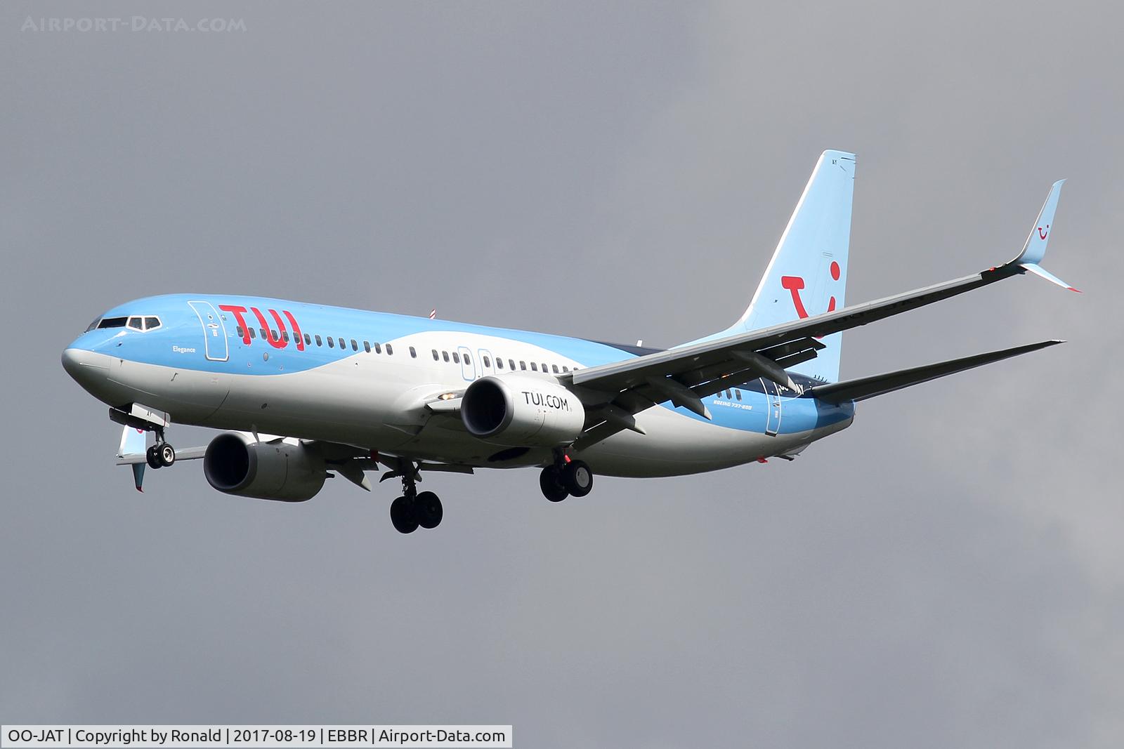 OO-JAT, 1990 Boeing 737-5K5 C/N 24927, at bru