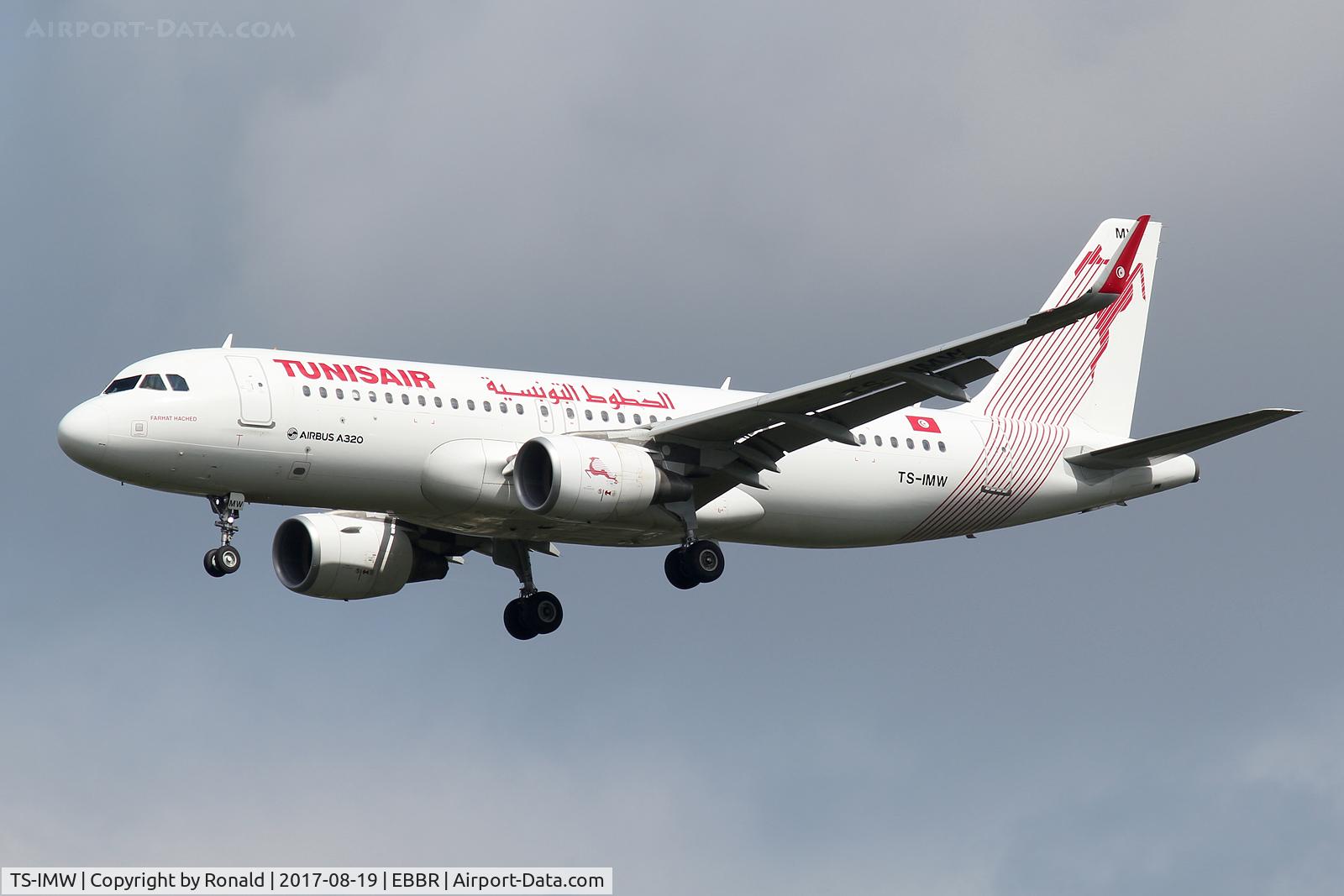 TS-IMW, 2014 Airbus A320-214 C/N 6338, at bru