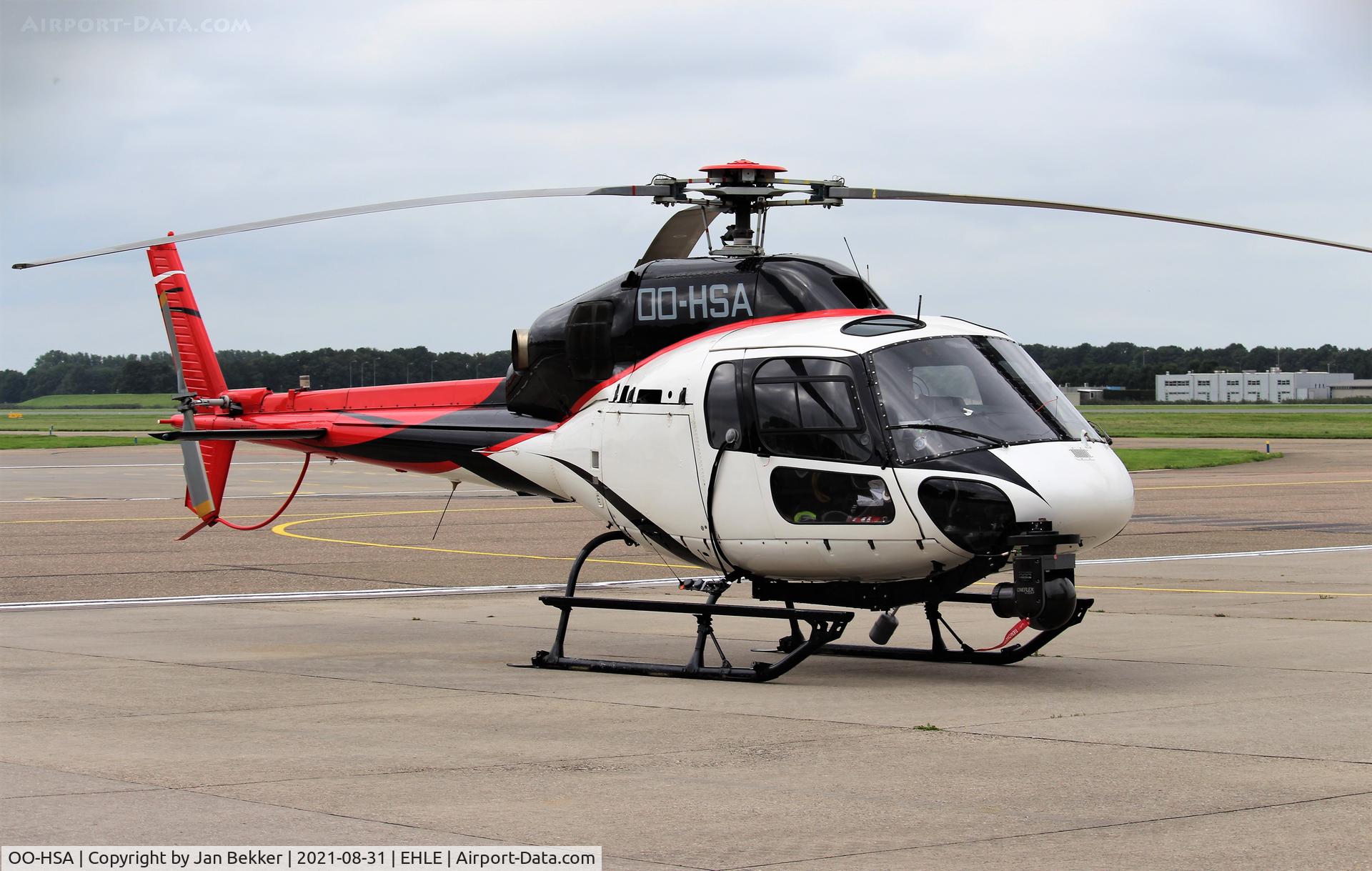 OO-HSA, Eurocopter AS-355N C/N 5720, Lelystad Airport