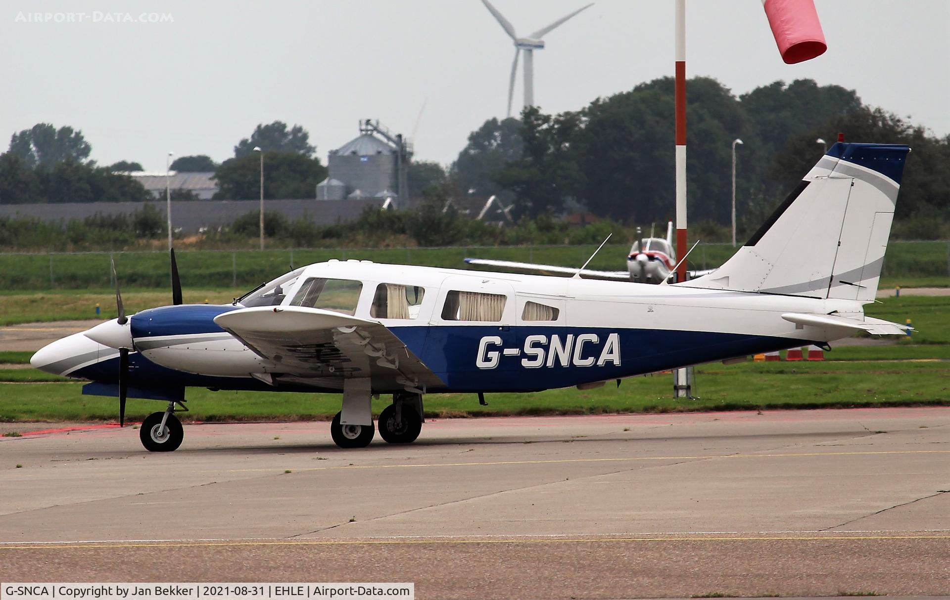 G-SNCA, 1979 Piper PA-34-200T Seneca II C/N 34-7970355, Lelystad Airport