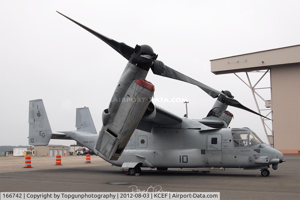 166742, Bell-Boeing MV-22B Osprey C/N D0107, Osprey out of Cherry Point