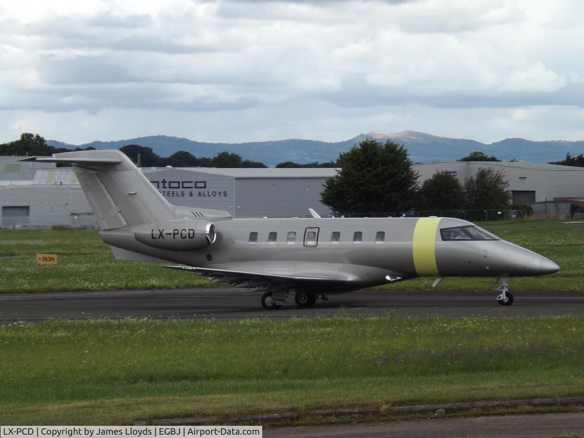 LX-PCD, 2020 Pilatus PC-24 C/N 175, At Gloucestershire Airport.