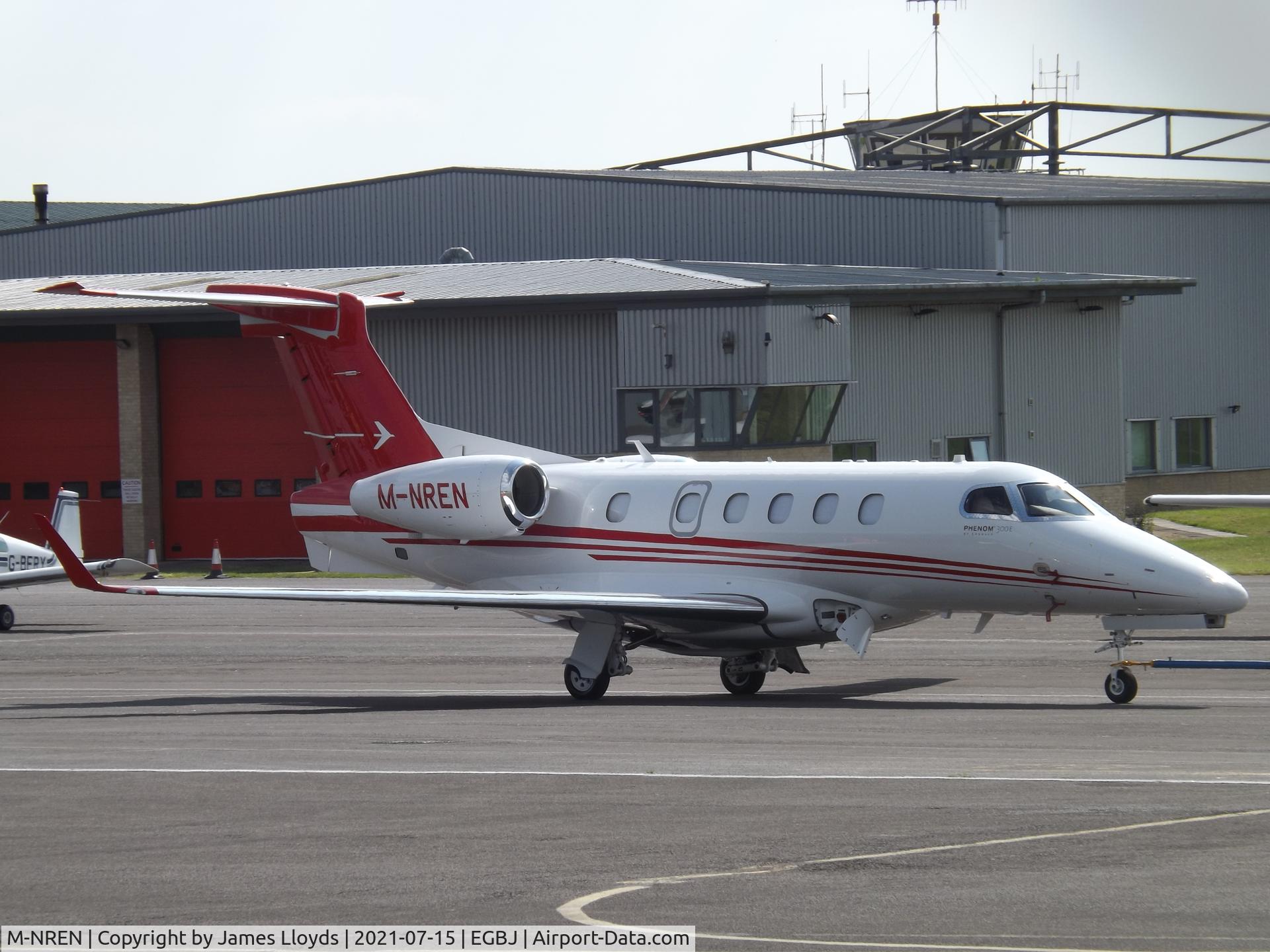 M-NREN, 2020 Embraer EMB-505 Phenom 300 C/N 50500557, At Gloucestershire Airport.