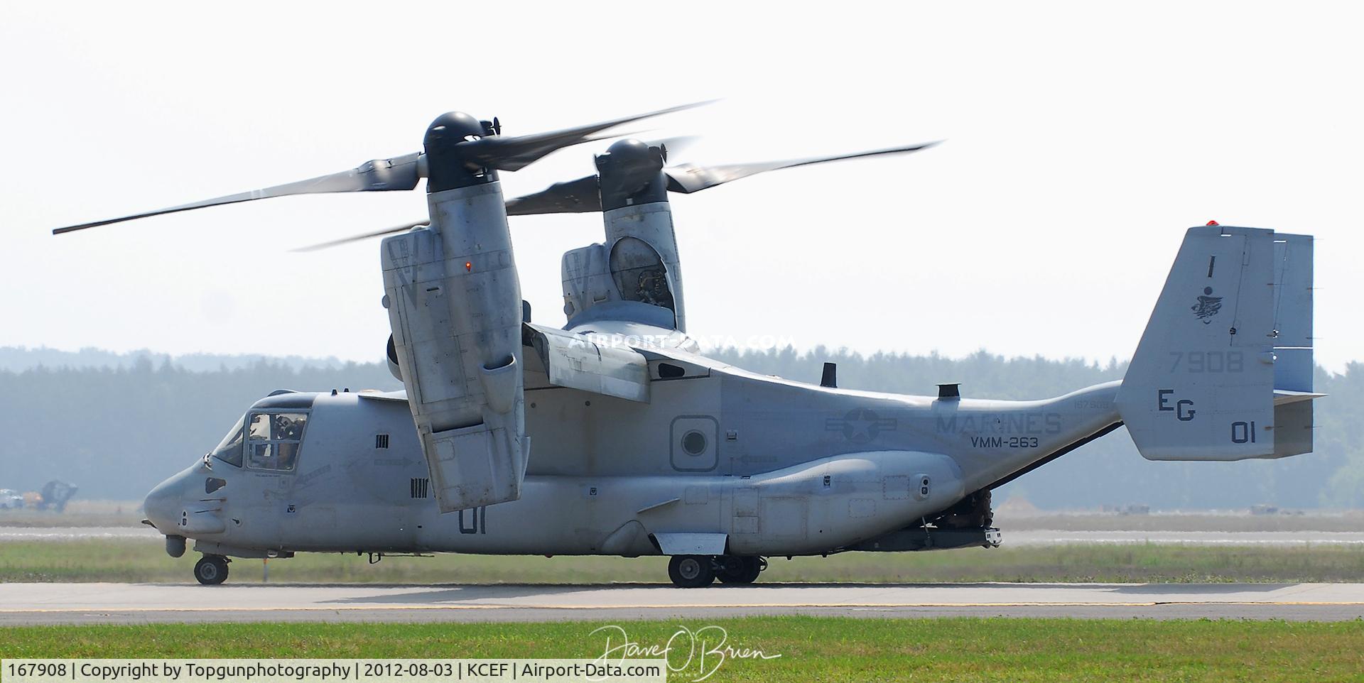 167908, Bell-Boeing MV-22B Osprey C/N D0119, Osprey Demo taxing out