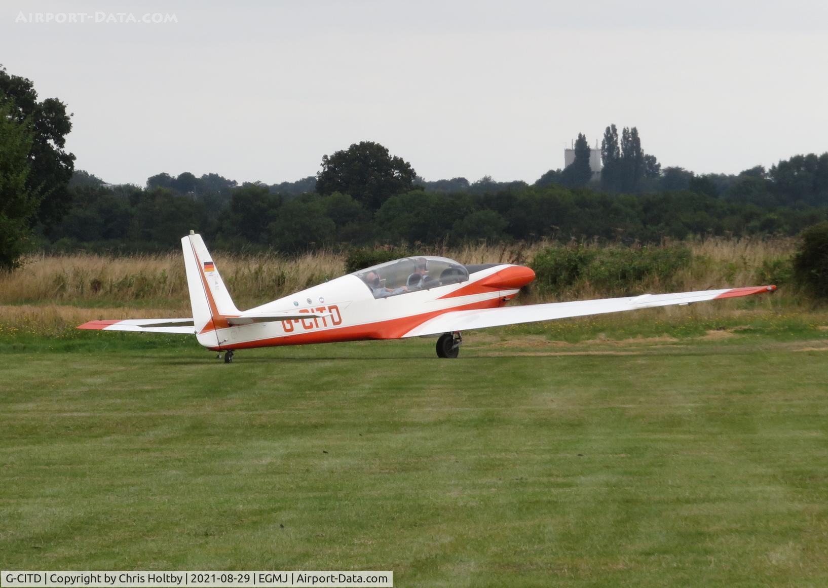 G-CITD, 1972 Sportavia-Putzer Fournier RF-4D C/N 5115, Visiting Little Gransden Airshow 2021 in Cambs.