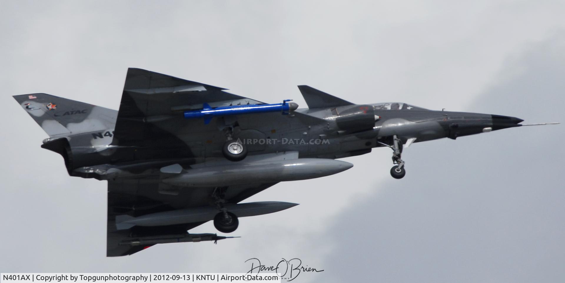 N401AX, 1980 Israel Aircraft Industries Kfir C.2 C/N 136, Kfir returning after a sortie