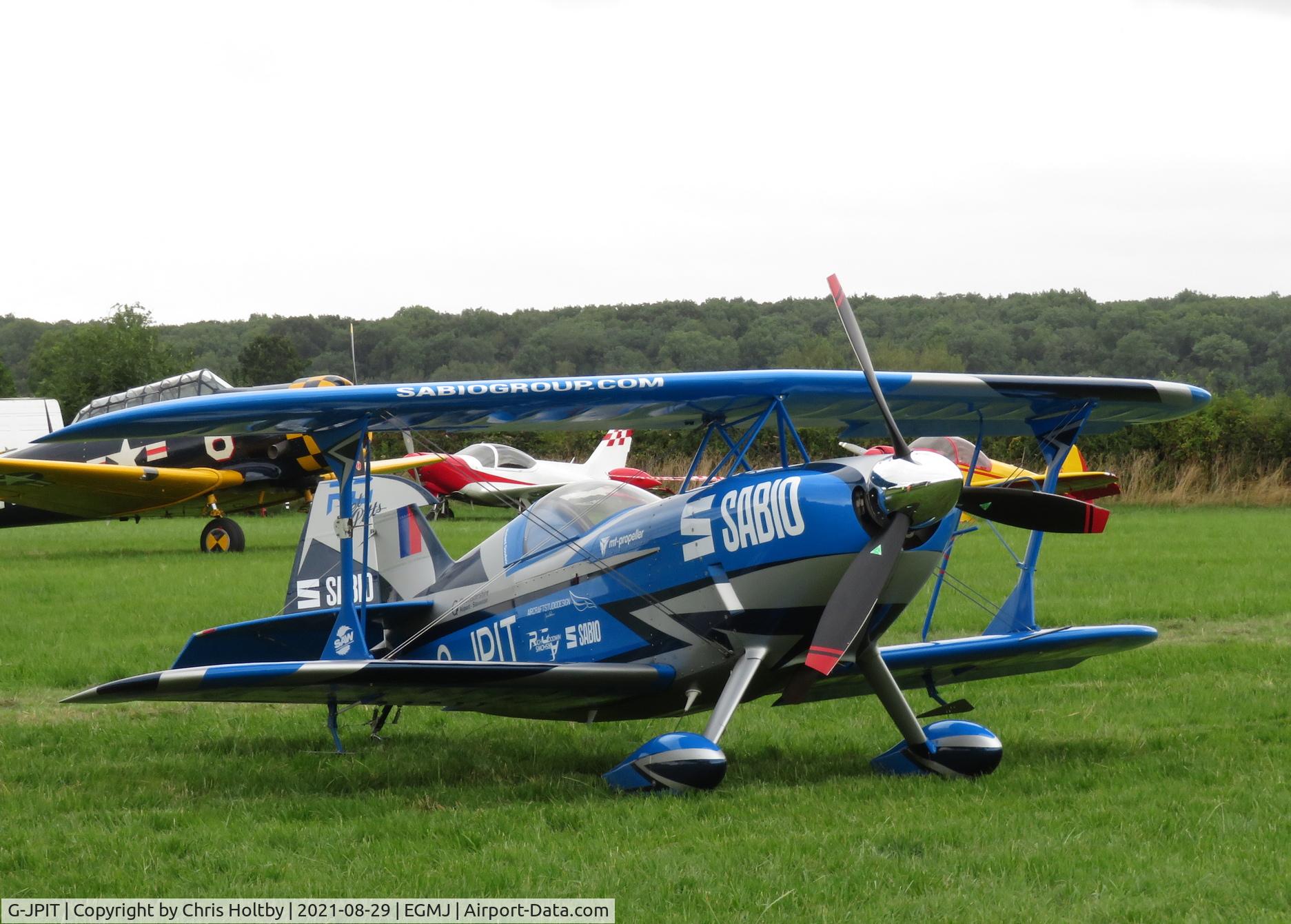 G-JPIT, 2017 Pitts S-2S Special C/N LAA 009C-15409, One of the stars of the Little Gransden Airshow 2021, it gave a memorable solo display