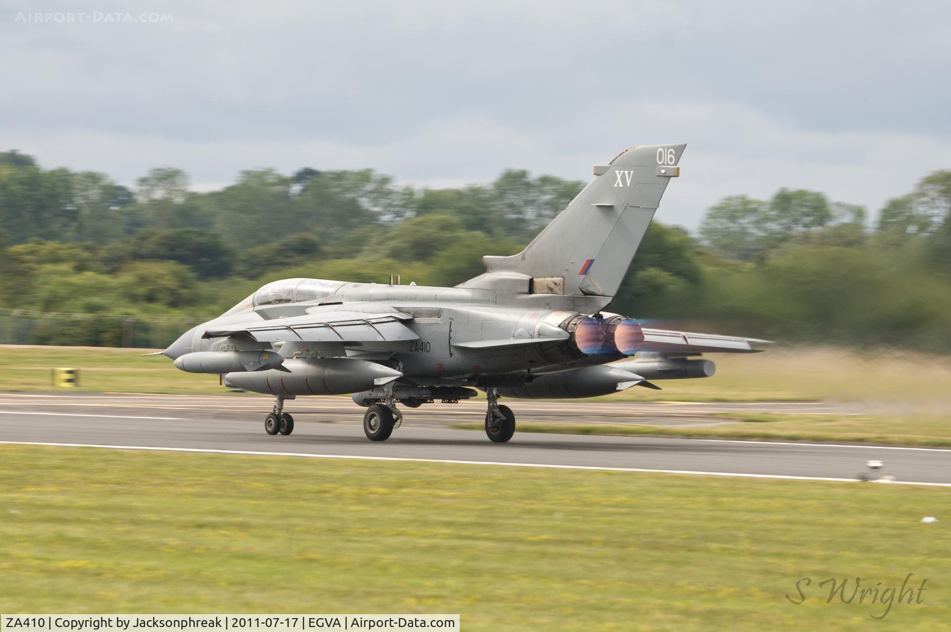 ZA410, 1983 Panavia Tornado GR.4 C/N 227/BT034/3109, RIAT 2011 RAF Fairford UK