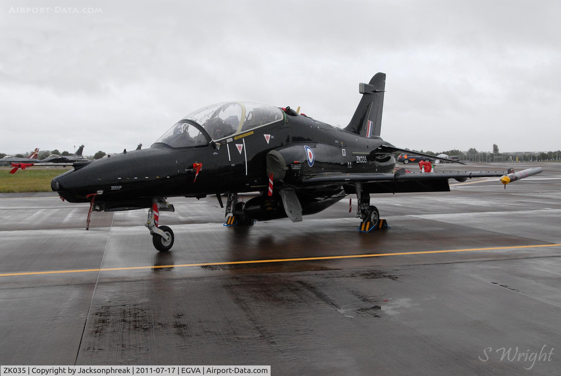 ZK035, 2010 British Aerospace Hawk T2 C/N RT026/1264, RIAT 2011 RAF Fairford UK