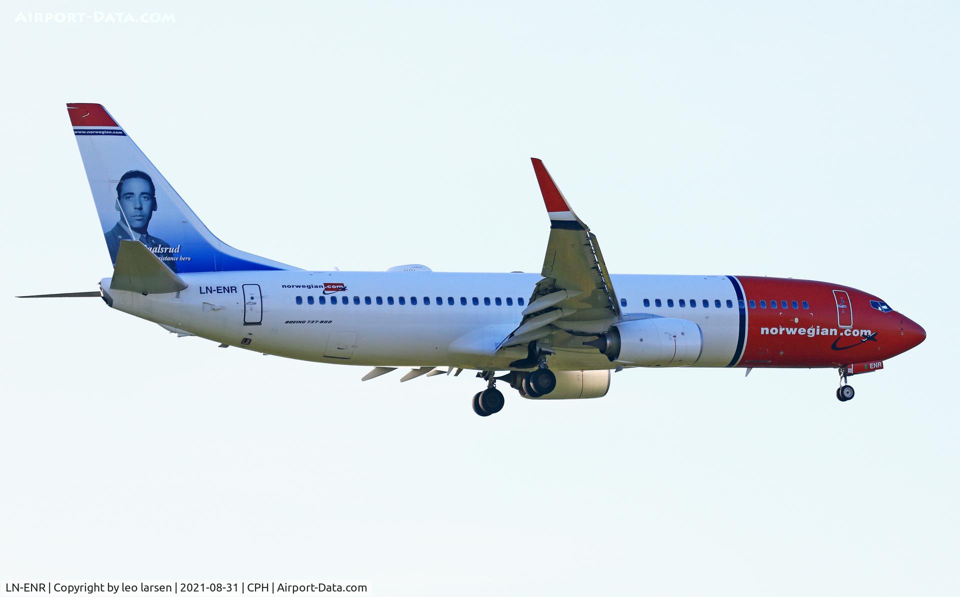 LN-ENR, 2018 Boeing 737-8JP C/N 42093, Copenhagen 31.8.2021.ex EI-FVZ