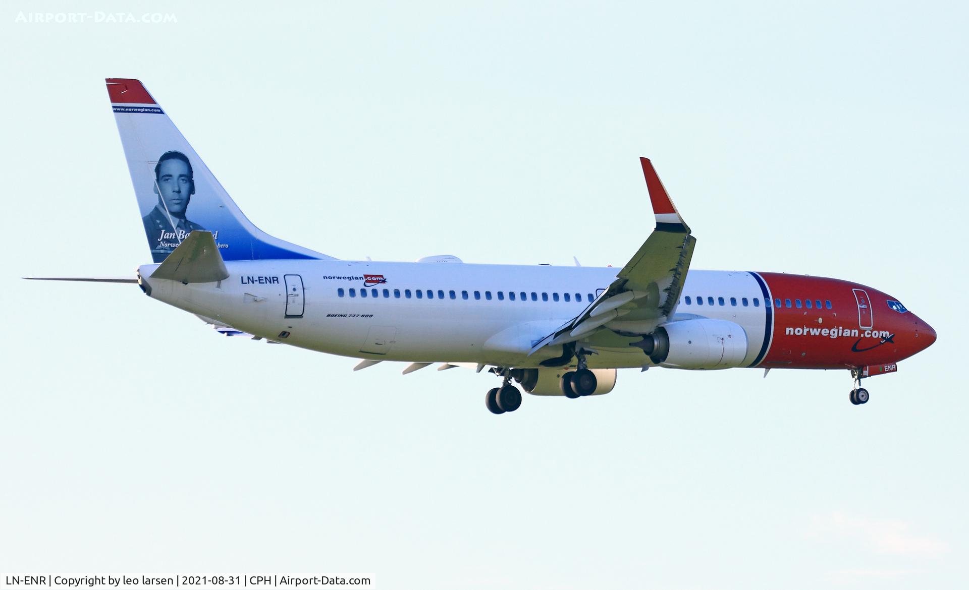 LN-ENR, 2018 Boeing 737-8JP C/N 42093, Copenhagen 31.8.2021.ex EI-FVZ