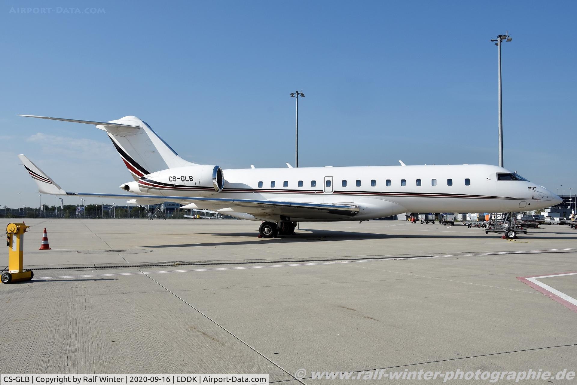 CS-GLB, 2012 Bombardier BD-700-1A10 Global 6000 C/N 9481, Bombardier BD-700-1A10 Global 6000 - NJE NetJets Transportes Aereos - 9481 - CS-GLB - 16.09.2020 - CGN