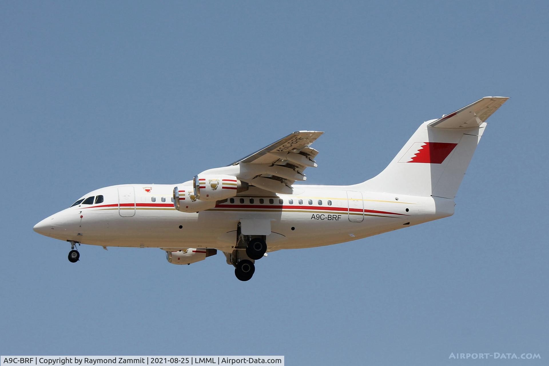A9C-BRF, 1995 British Aerospace Avro 146-RJ70 C/N E1267, Bae Avro146 - RJ70 A9C-BRF Government of Bahrain