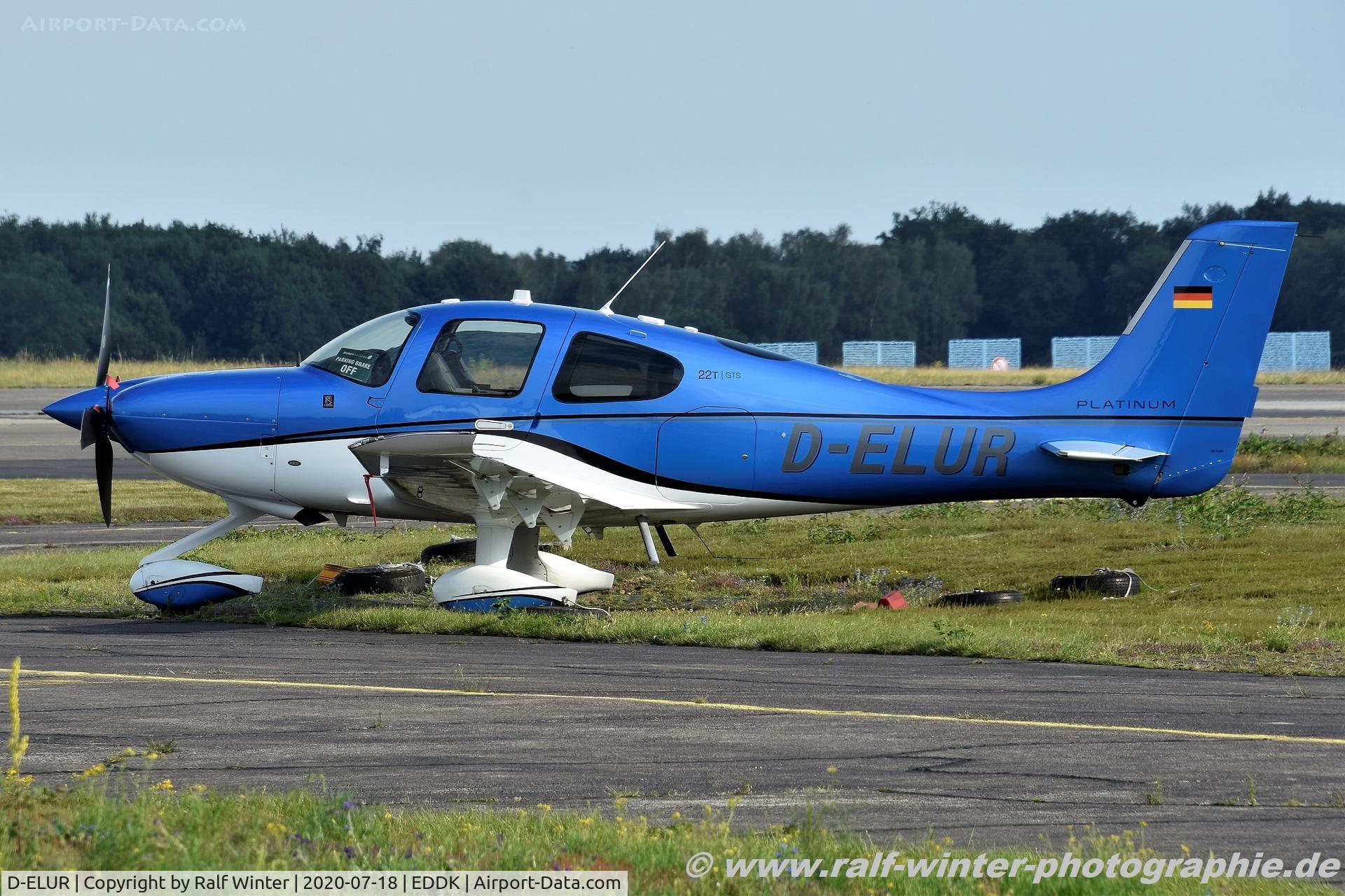 D-ELUR, Cirrus SR22T GTS Platinum C/N 1561, Cirrus SR22T GTS Platinum - Private - 1561 - D--ELUR - 18.07.2020 - CGN