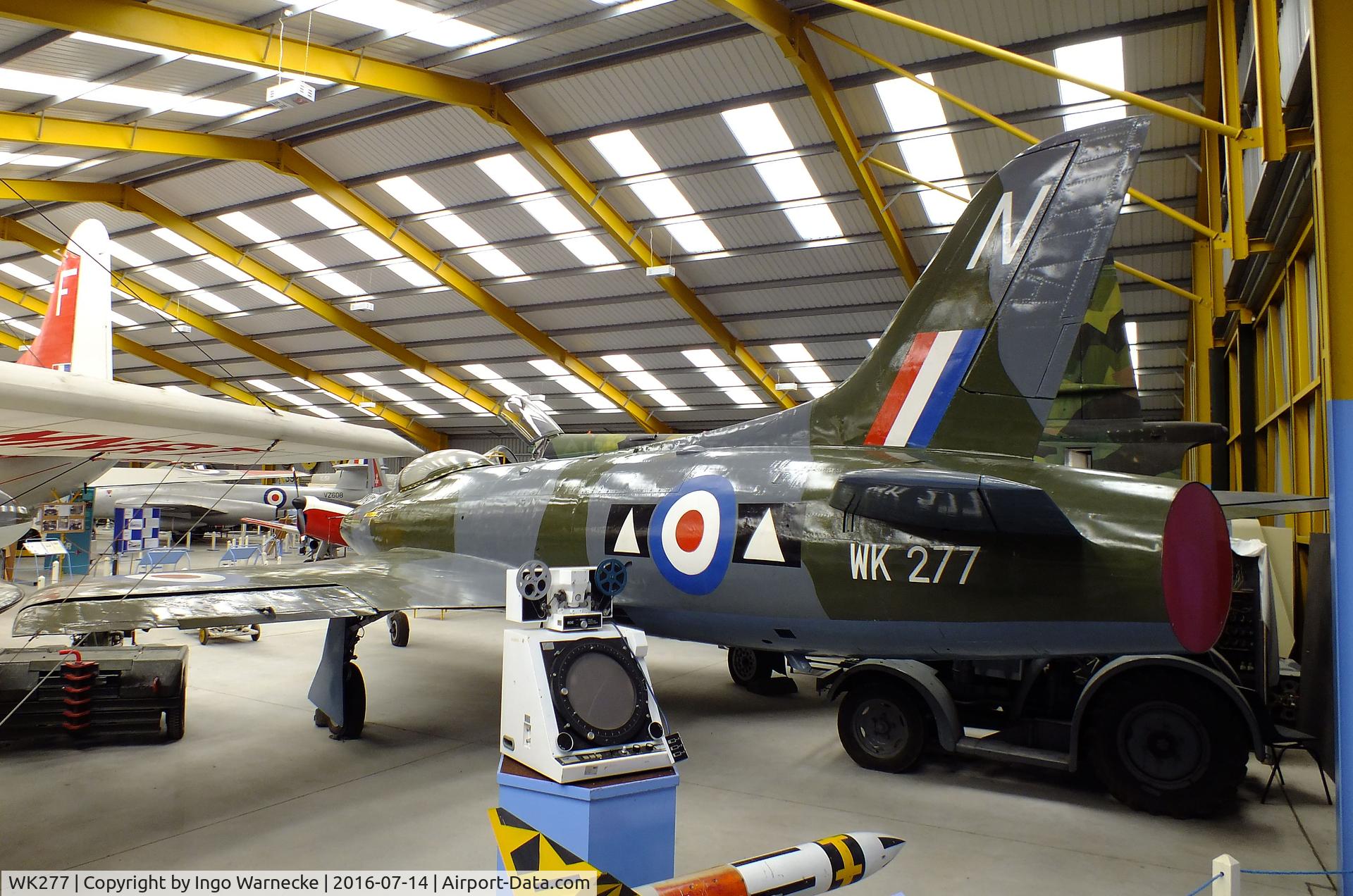 WK277, Supermarine Swift FR.5 C/N Not found WK277, Supermarine Swift FR5 at the Newark Air Museum