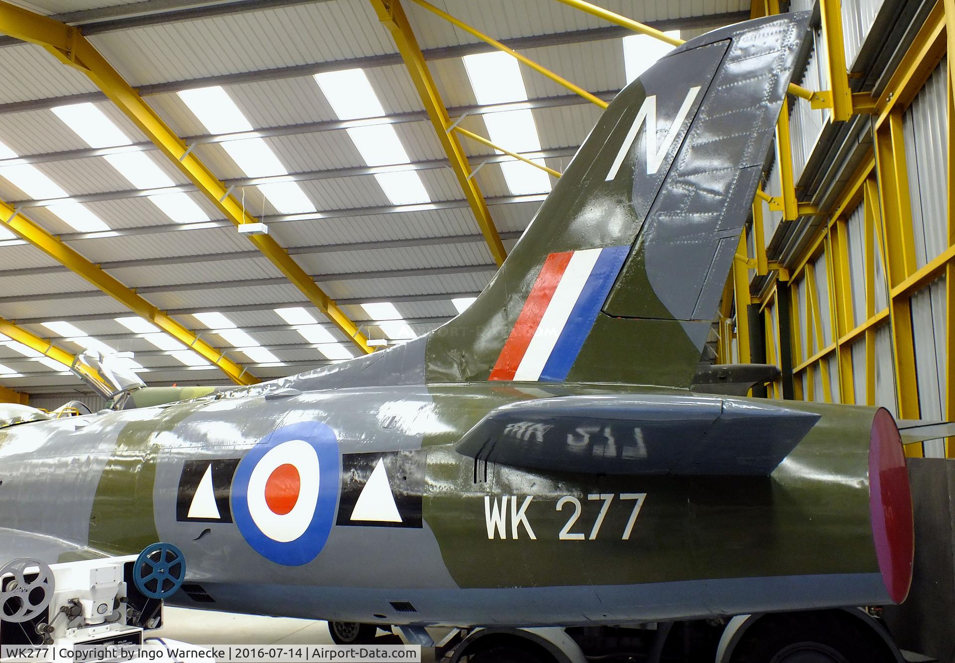 WK277, Supermarine Swift FR.5 C/N Not found WK277, Supermarine Swift FR5 at the Newark Air Museum