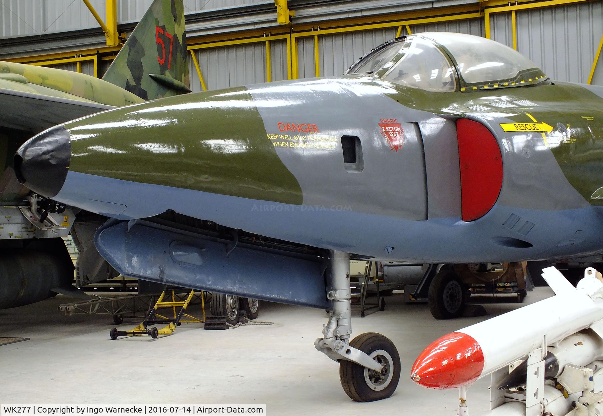 WK277, Supermarine Swift FR.5 C/N Not found WK277, Supermarine Swift FR5 at the Newark Air Museum