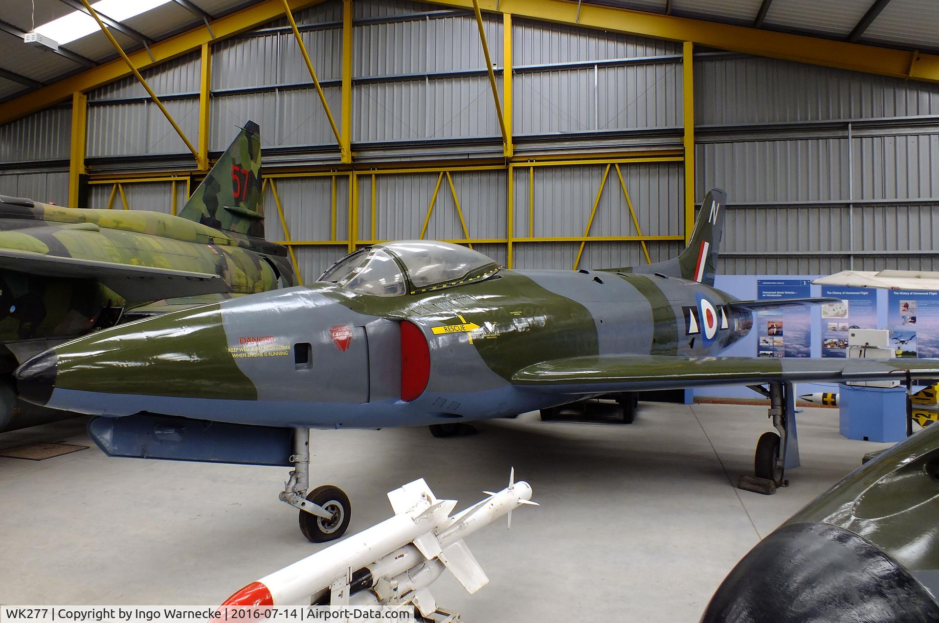 WK277, Supermarine Swift FR.5 C/N Not found WK277, Supermarine Swift FR5 at the Newark Air Museum