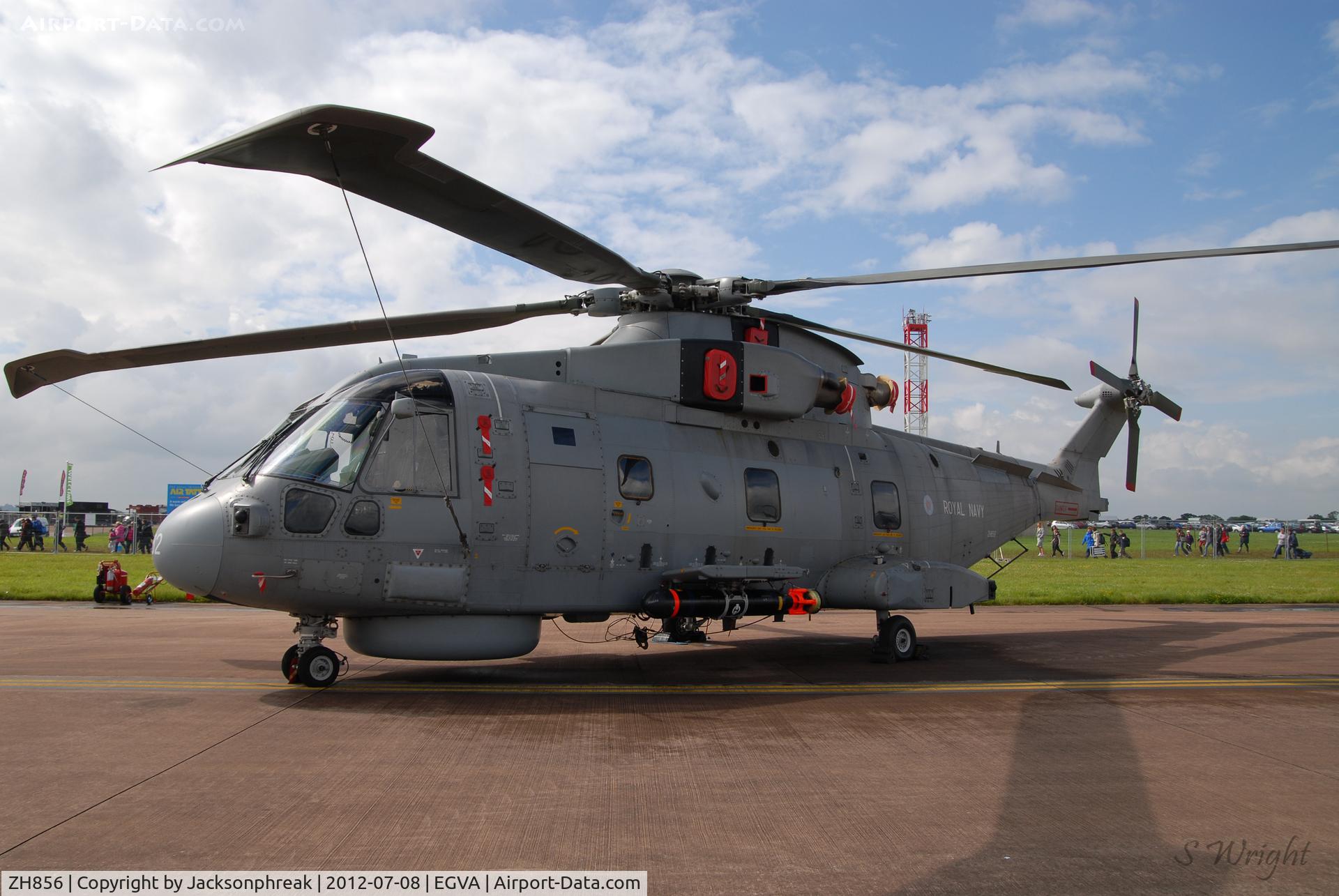 ZH856, 2001 AgustaWestland EH-101 Merlin HM1 (Mk111) C/N 50147/RN36, RIAT 2012 RAF Fairford UK