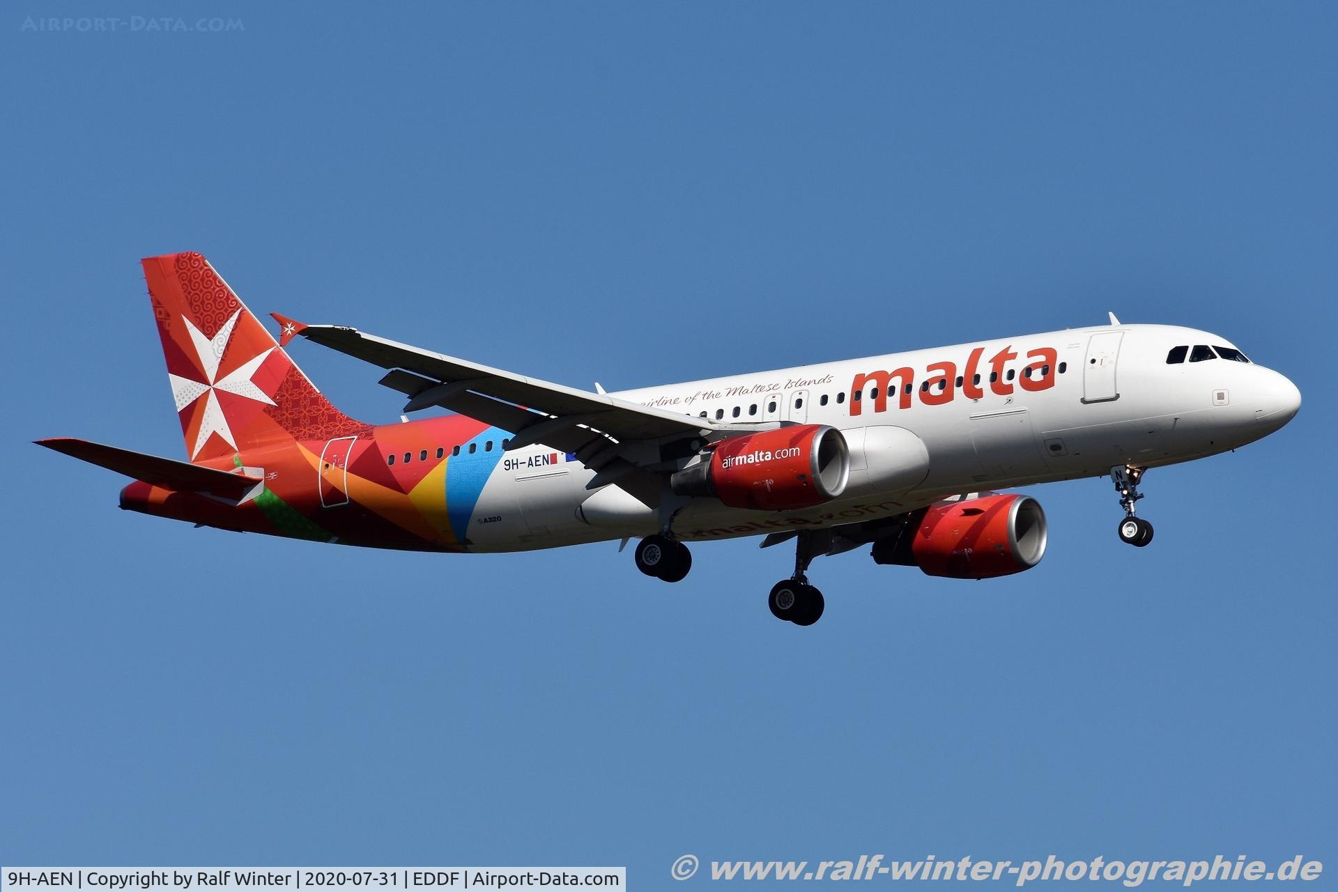 9H-AEN, 2005 Airbus A320-214 C/N 2665, Airbus A320-214 - KM AMC Air Malta 'Bormla'- 2665 - 9H-AEN - 31.07.2020 - FRA