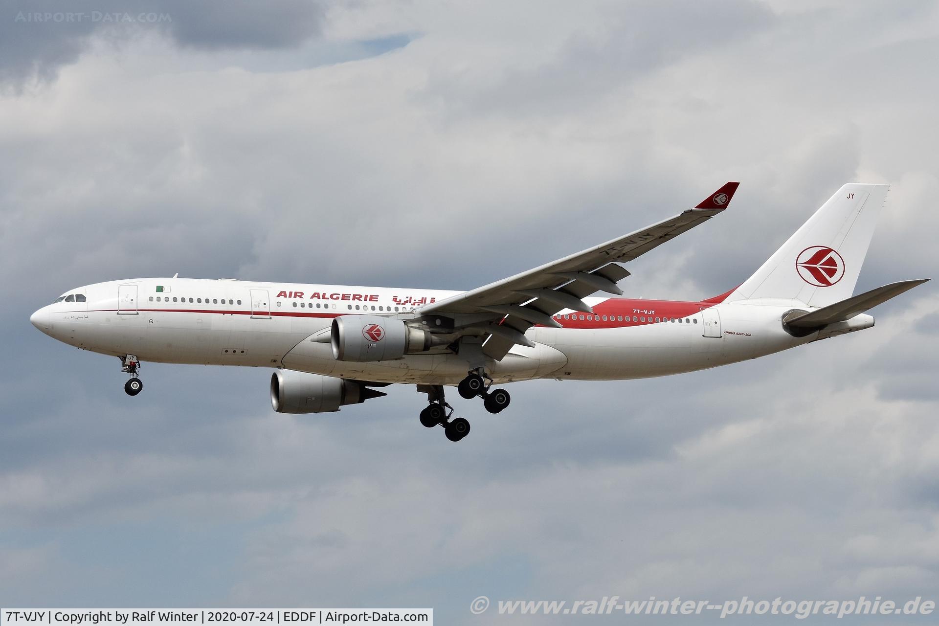 7T-VJY, 2005 Airbus A330-202 C/N 653, Airbus A330-202 - AH DAH Air Algerie 'Monts des Beni Chougrane' - 653 - 7T-VJY - 24.07.2020 - FRA