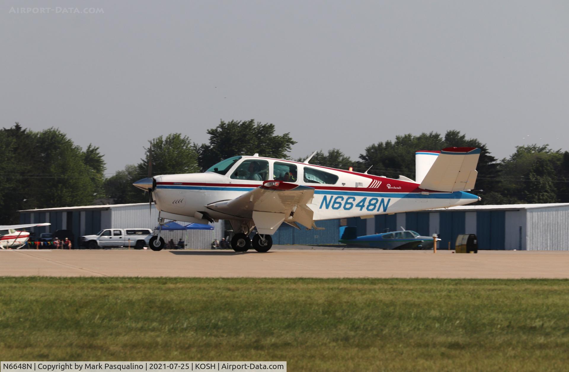 N6648N, 1979 Beech V35B Bonanza C/N D-10250, Beech V35B