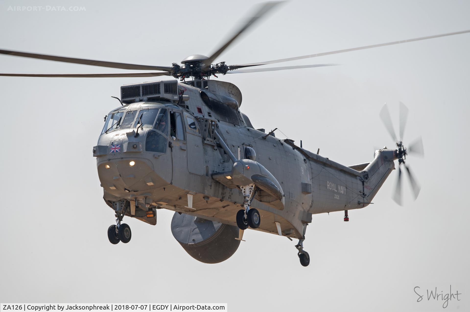 ZA126, 1980 Westland Sea King ASaC7 C/N WA887, RNAS Yeovilton Air Day 2018