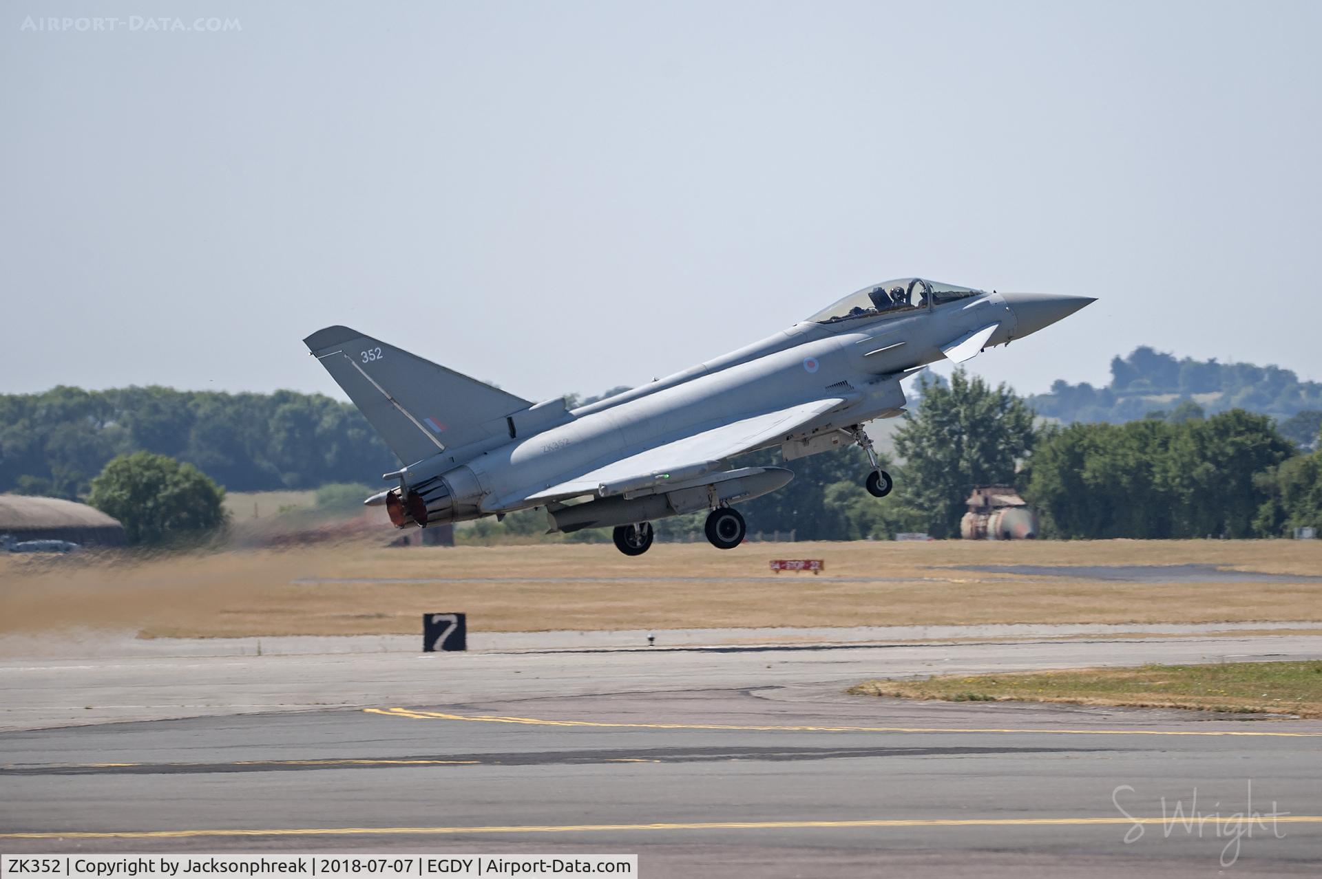 ZK352, 2013 Eurofighter EF-2000 Typhoon FGR4 C/N BS113/408, RNAS Yeovilton Air Day 2018