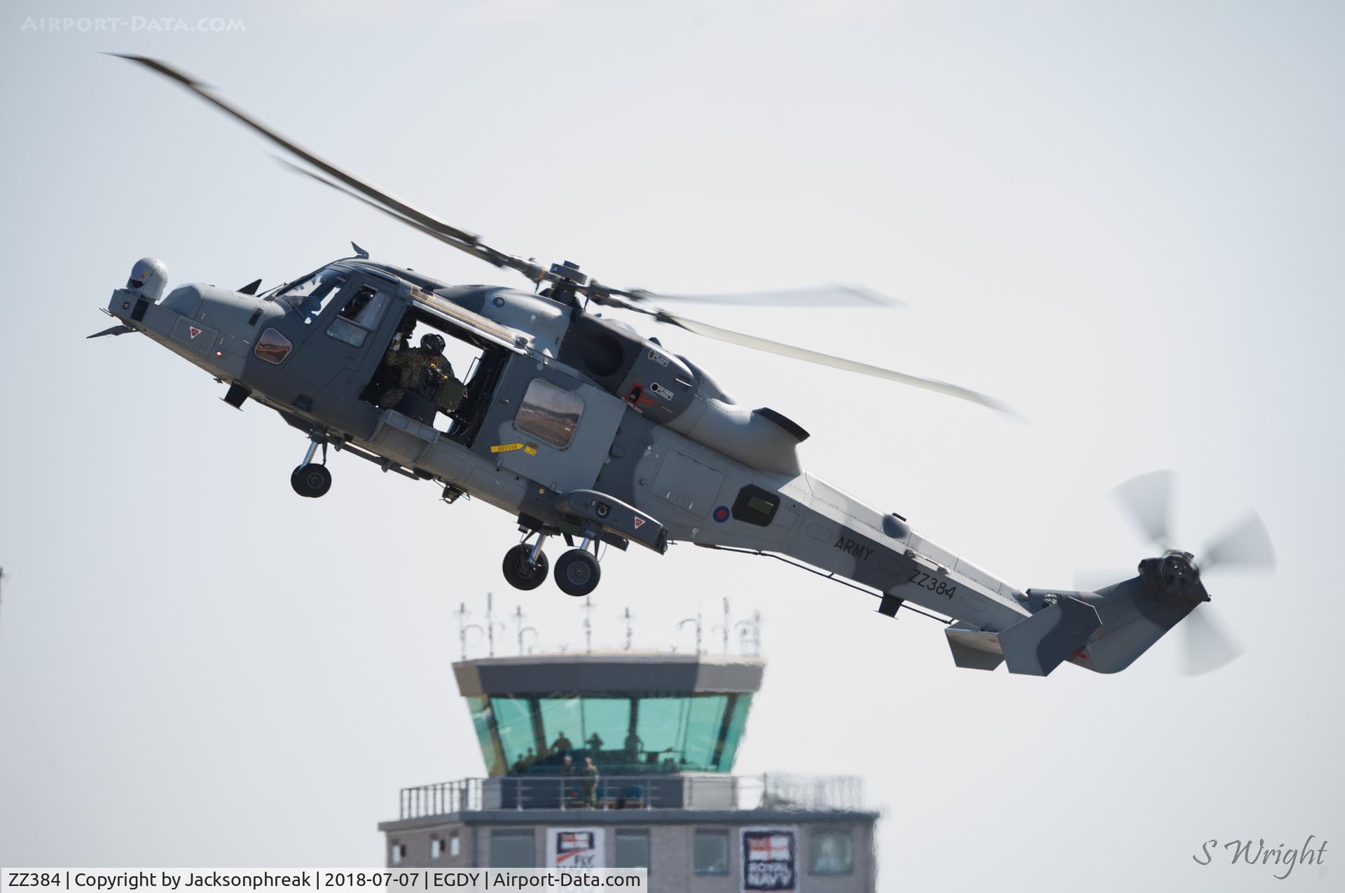 ZZ384, 2014 AgustaWestland AW-159 Wildcat AH.1 C/N 503, RNAS Yeovilton Air Day 2018