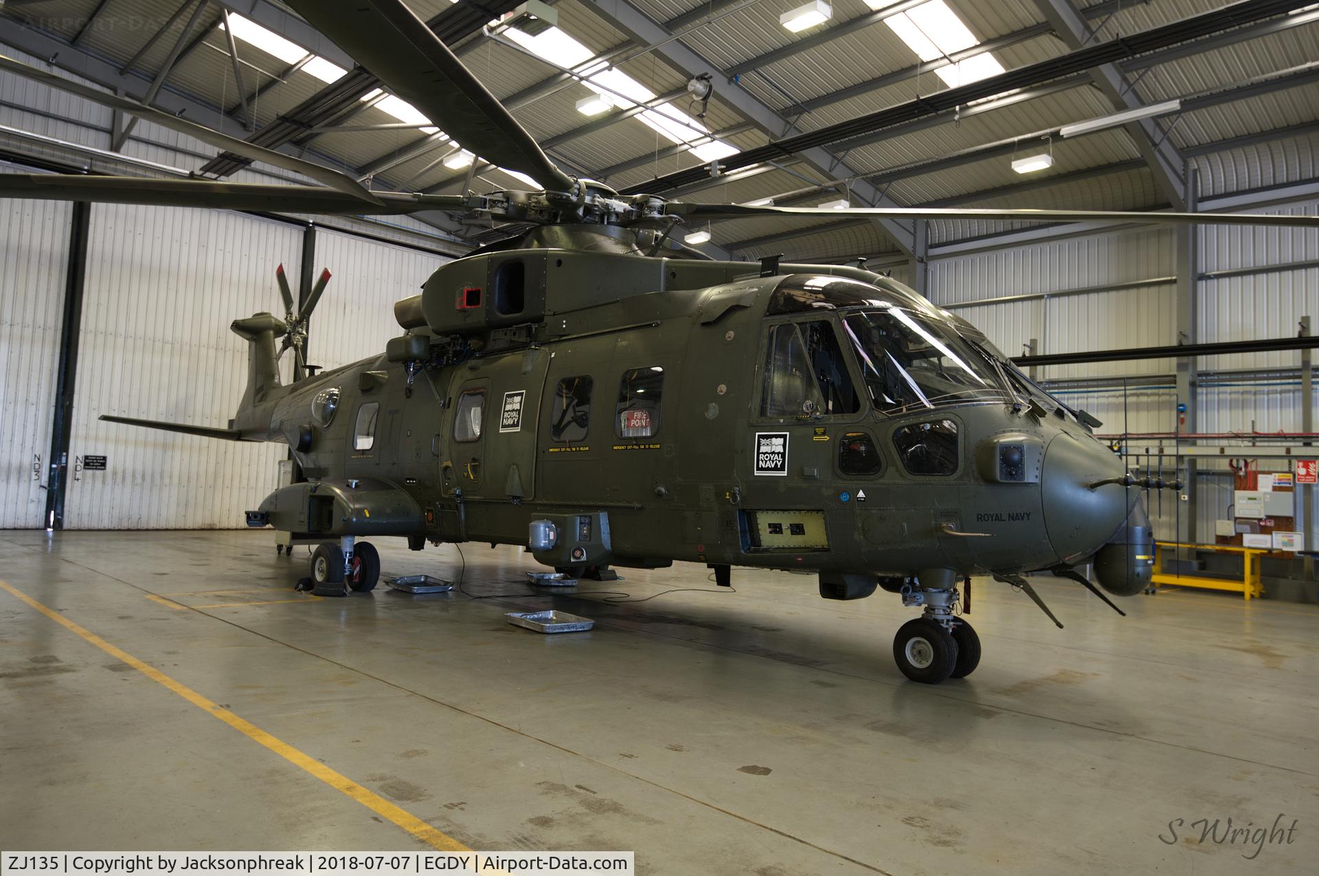 ZJ135, Westland Merlin HC.3 C/N 50187, RNAS Yeovilton Air Day 2018