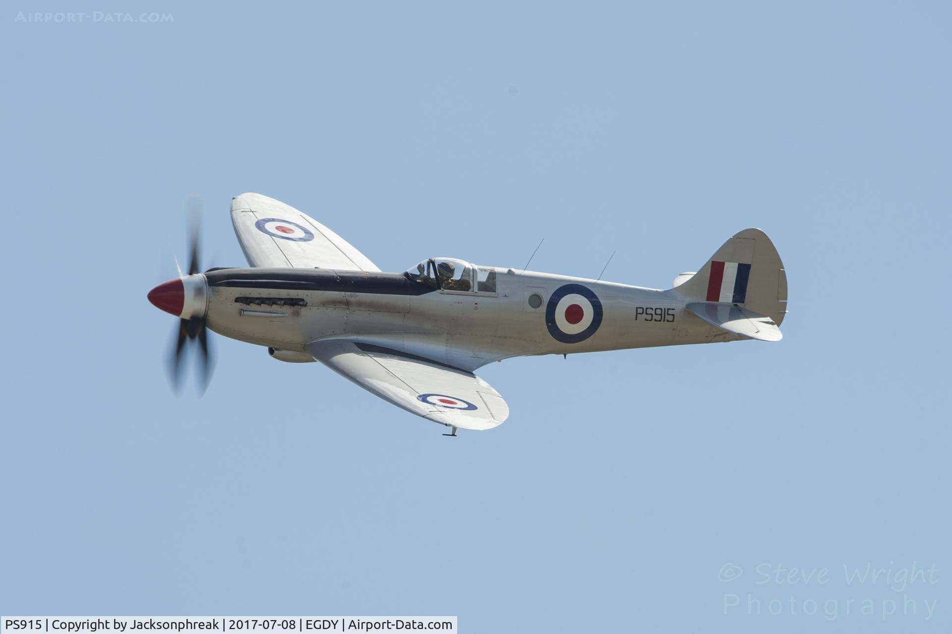 PS915, 1945 Supermarine 389 Spitfire PR.XIX C/N 6S/585121, RNAS Yeovilton Air Day 2017