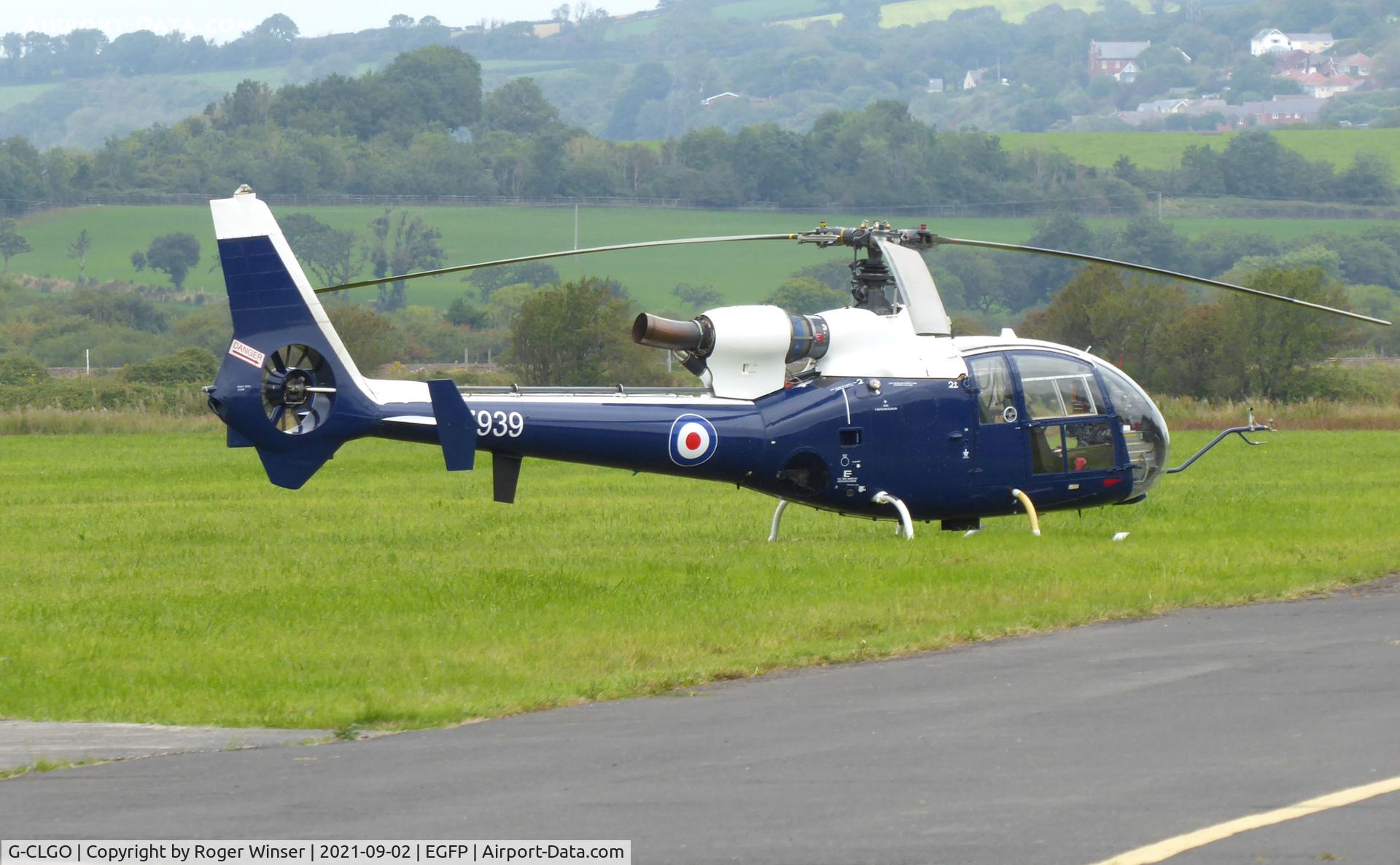 G-CLGO, 1978 Westland SA-341C Gazelle HT2 C/N WA1750, Previously XZ939 in RAF service.