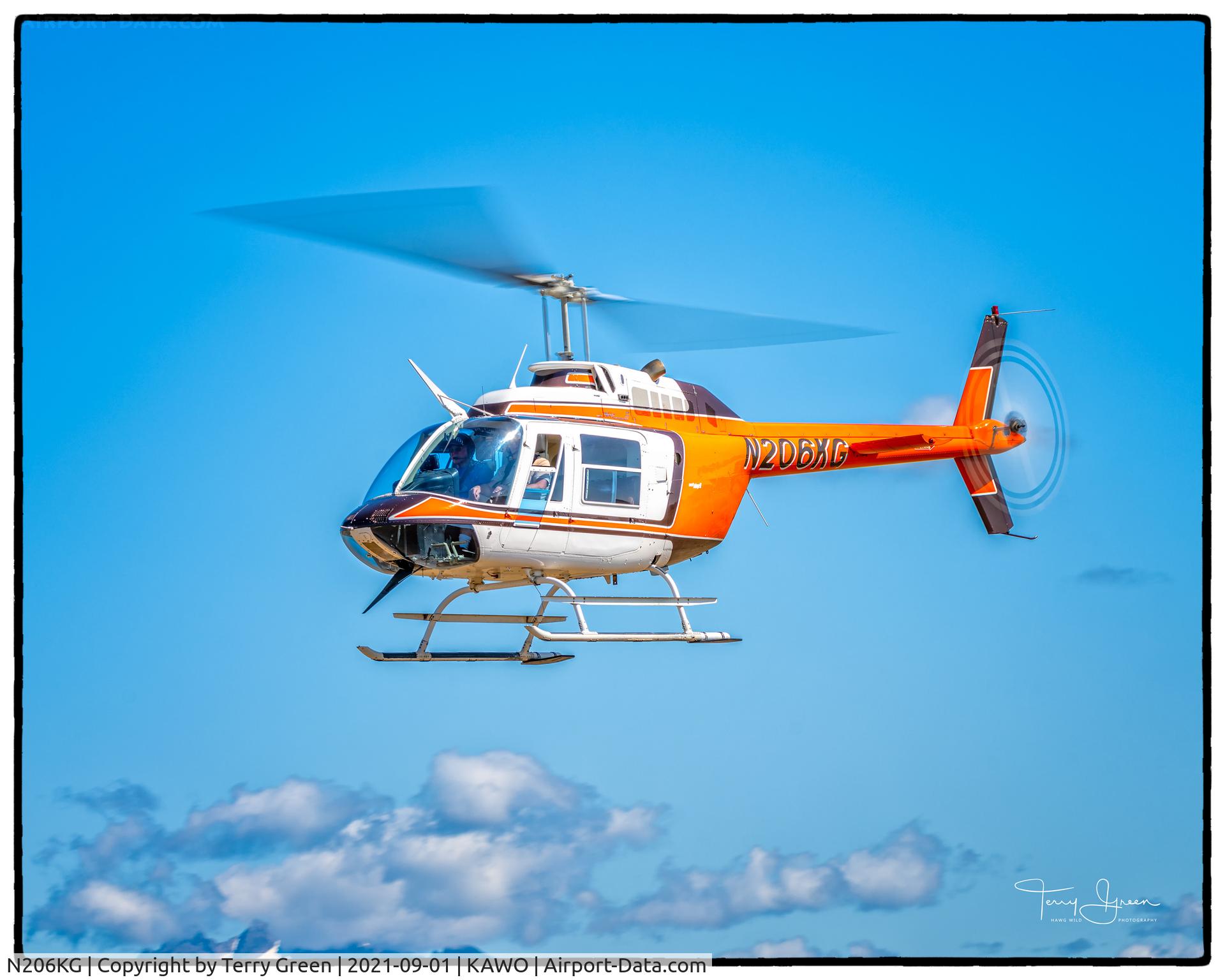 N206KG, 1980 Bell 206B C/N 3078, KAWO